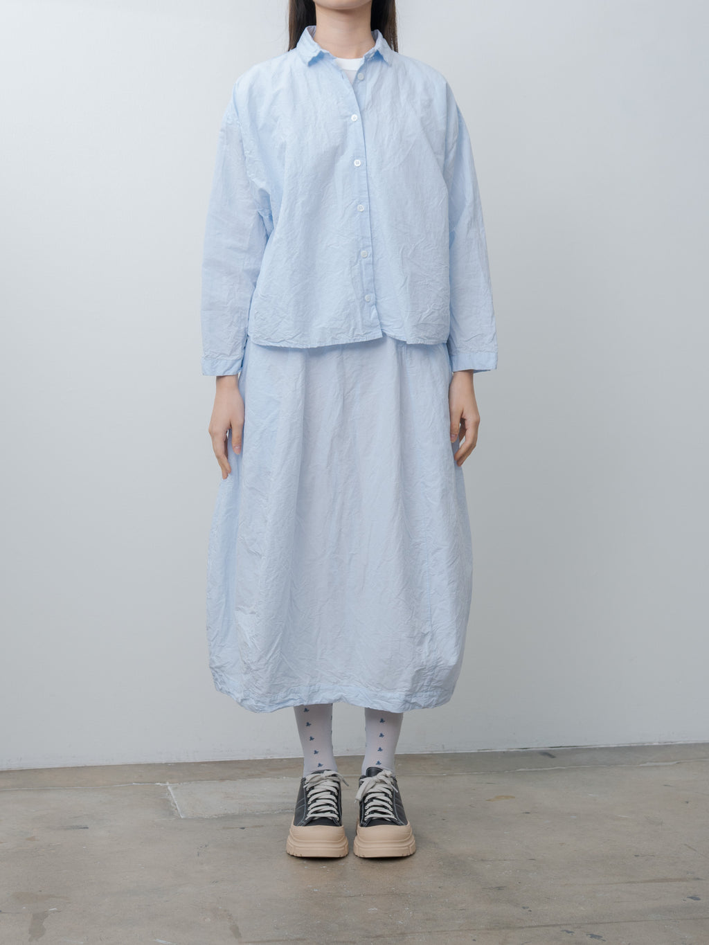 Namu Shop - Bergfabel Short Overshirt - Azur