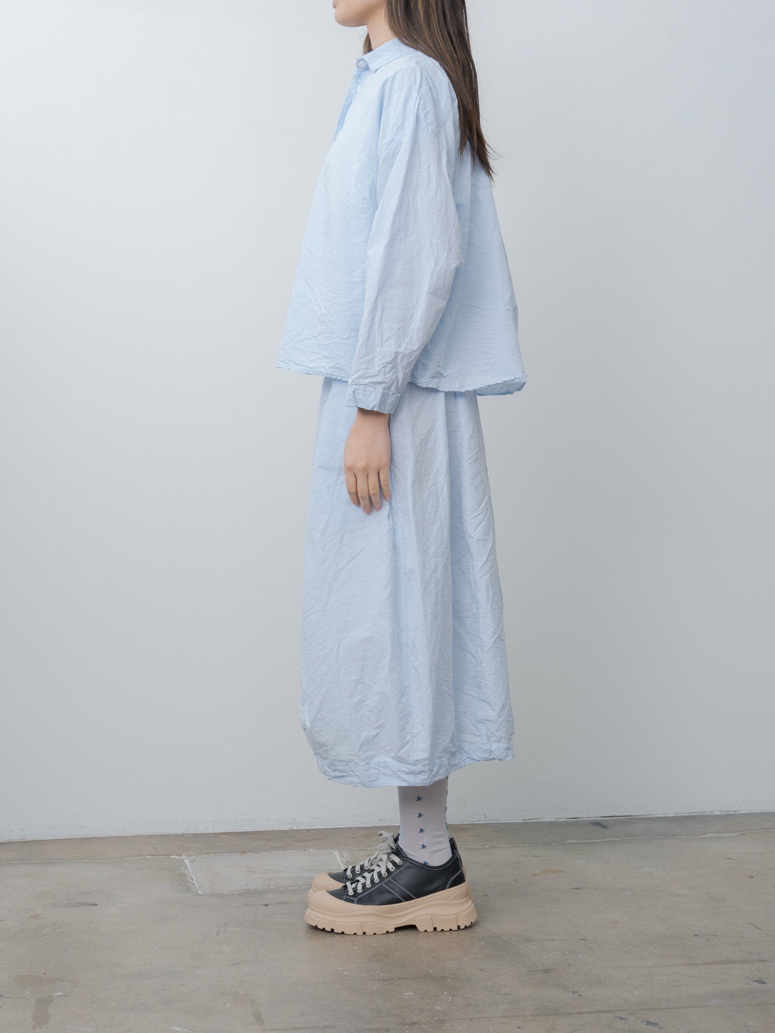 Namu Shop - Bergfabel Short Overshirt - Azur