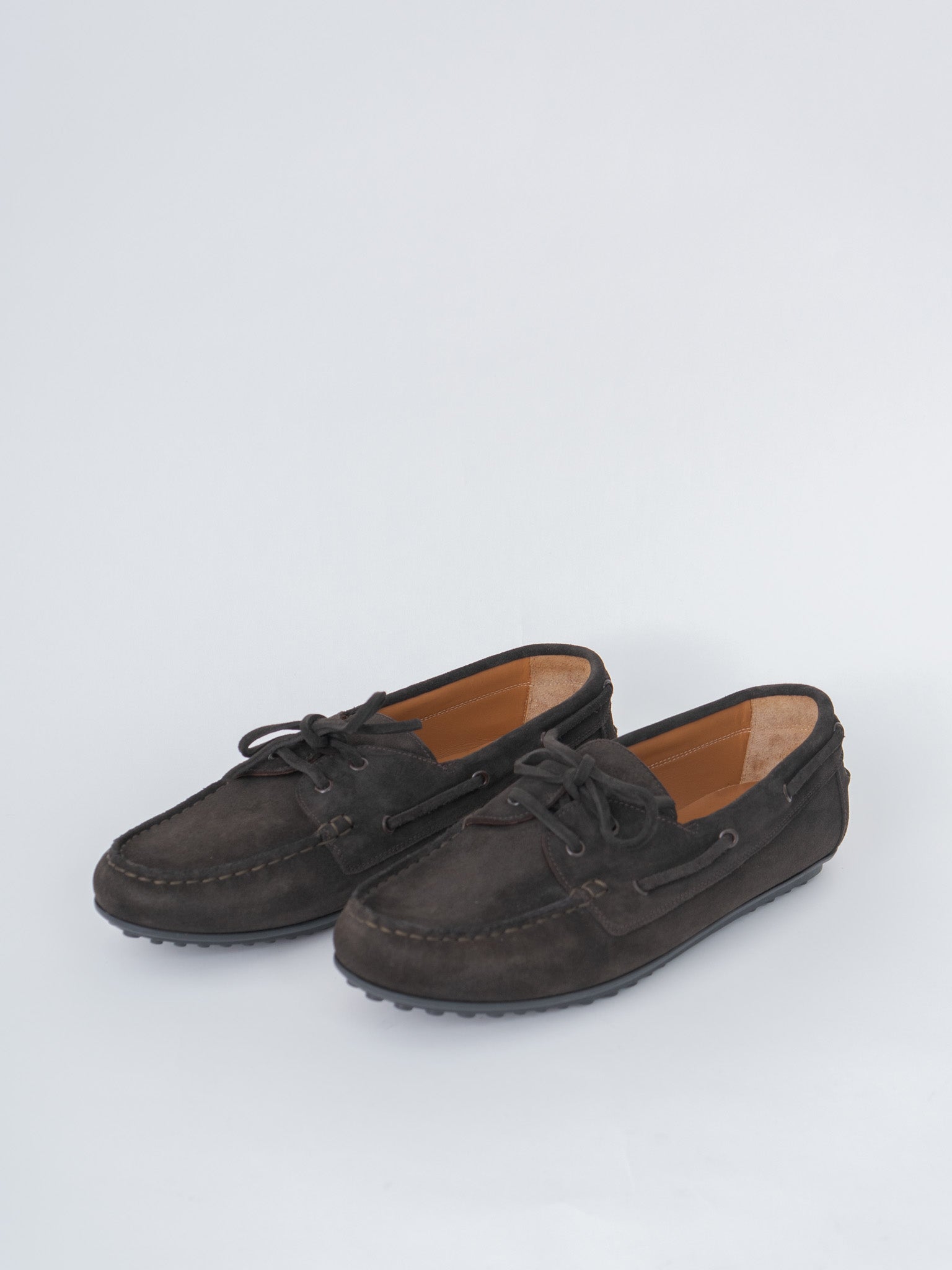 Namu Shop - Reproduction of Found 730TS Italian Navy Military Deck Shoes - Dark Brown Suede