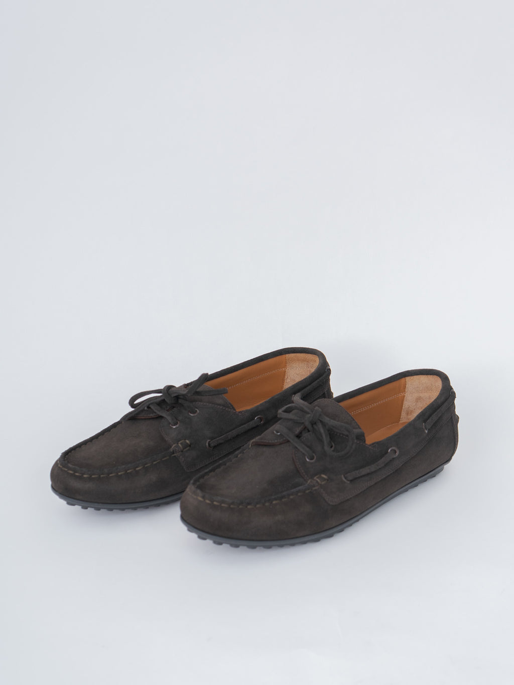 Namu Shop - Reproduction of Found 730TS Italian Navy Military Deck Shoes - Dark Brown Suede
