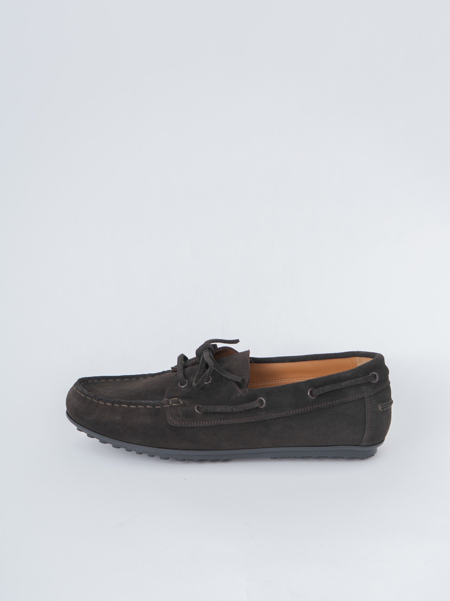 Namu Shop - Reproduction of Found 730TS Italian Navy Military Deck Shoes - Dark Brown Suede