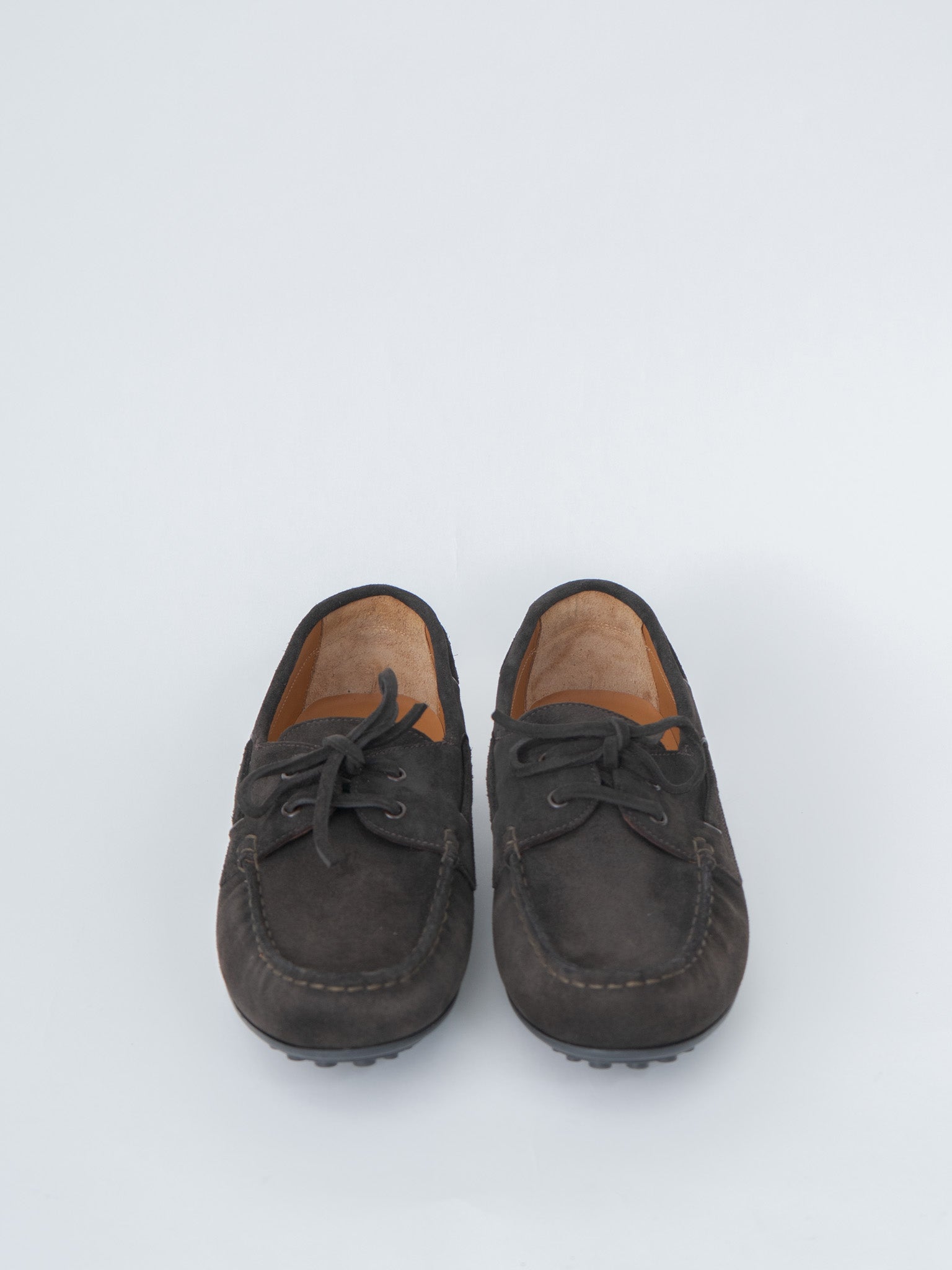 Namu Shop - Reproduction of Found 730TS Italian Navy Military Deck Shoes - Dark Brown Suede