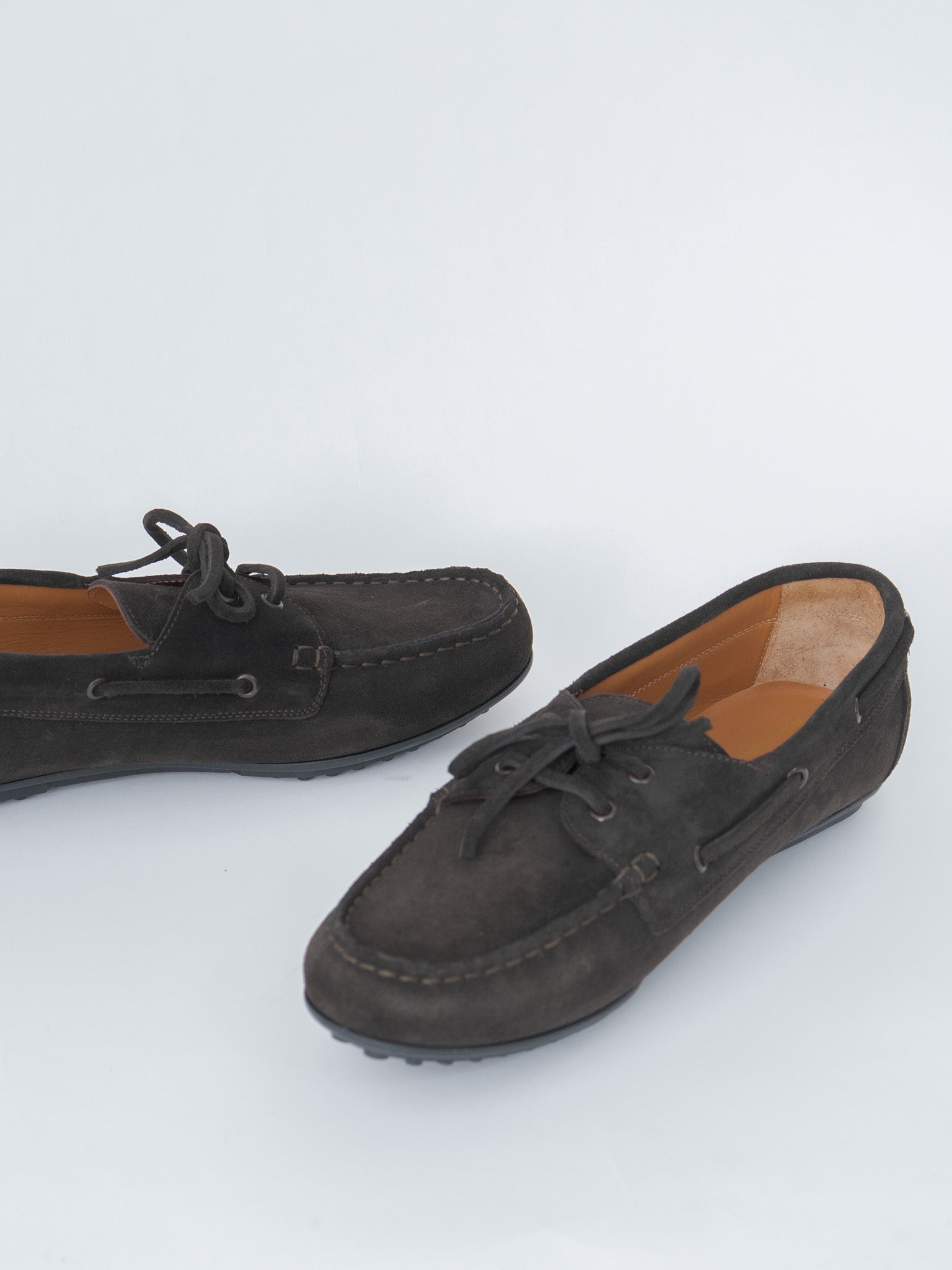 Namu Shop - Reproduction of Found 730TS Italian Navy Military Deck Shoes - Dark Brown Suede