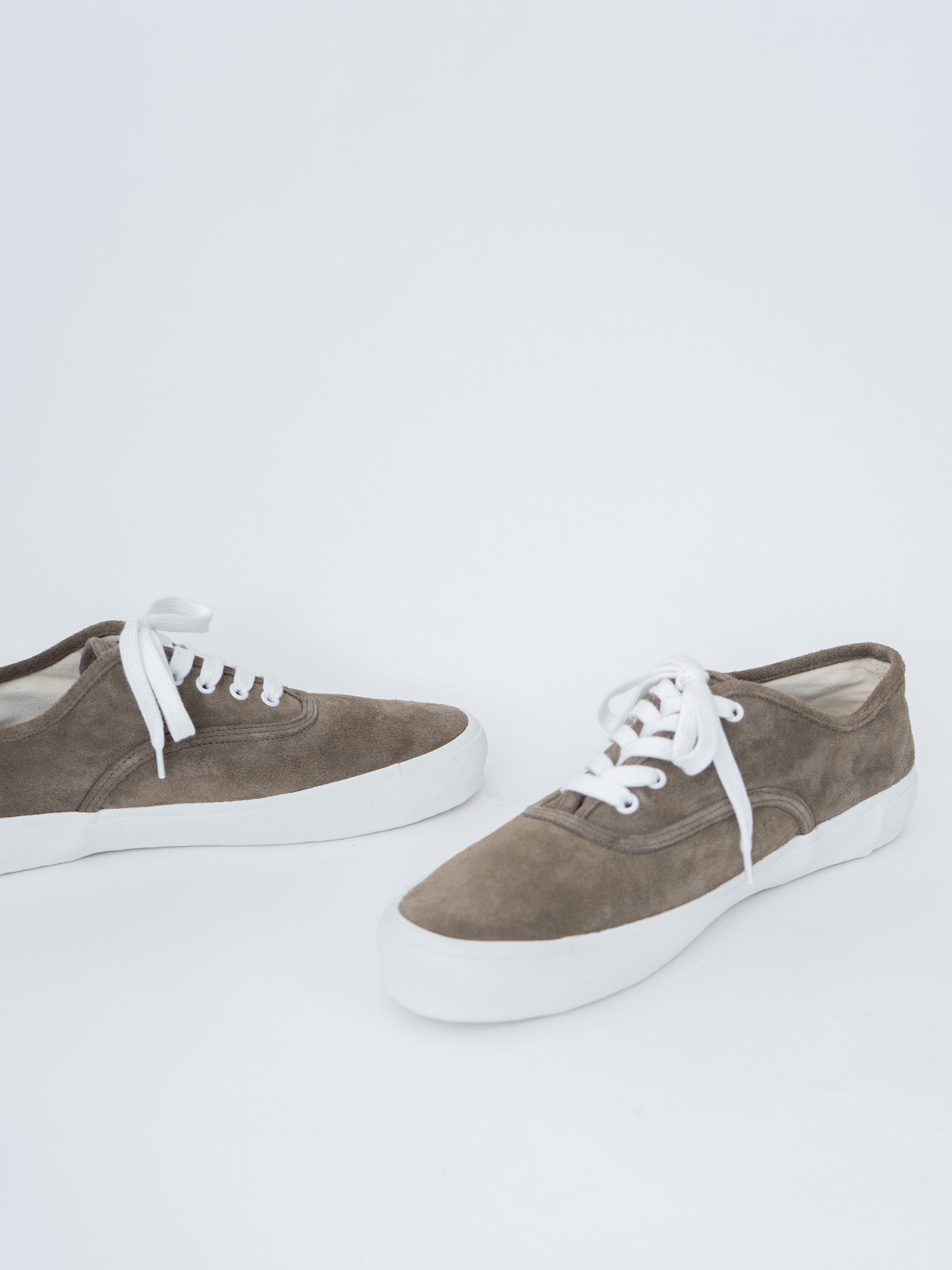 Namu Shop - Reproduction of Found 5851S US Navy Military Trainer - Dark Beige Suede/White