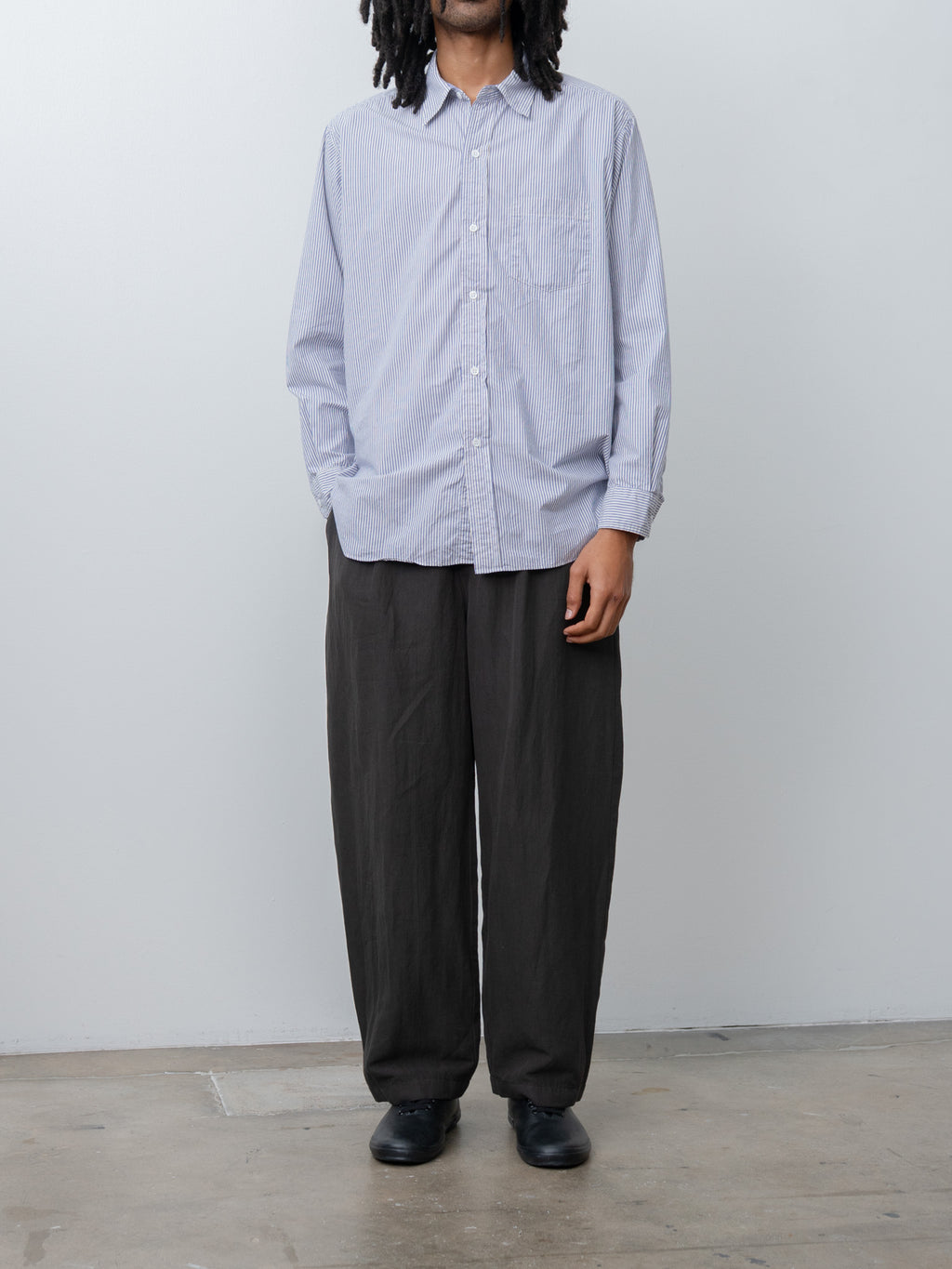 Namu Shop - Herill Broad Work Shirt - Stripe