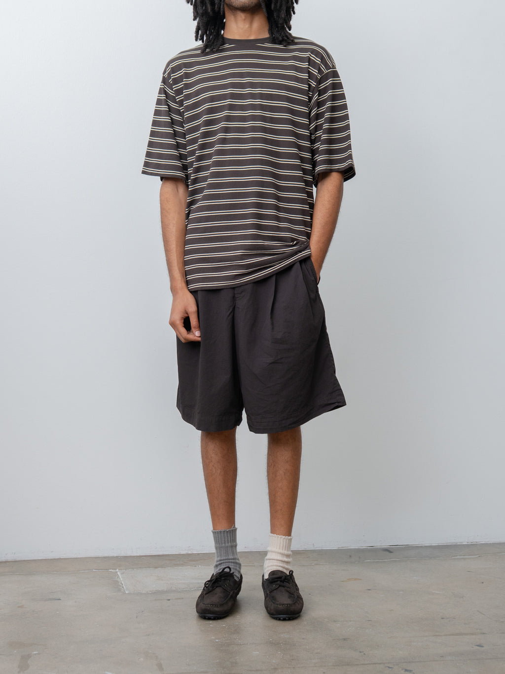 Namu Shop - Herill Ripstop Chino Shorts - Brown