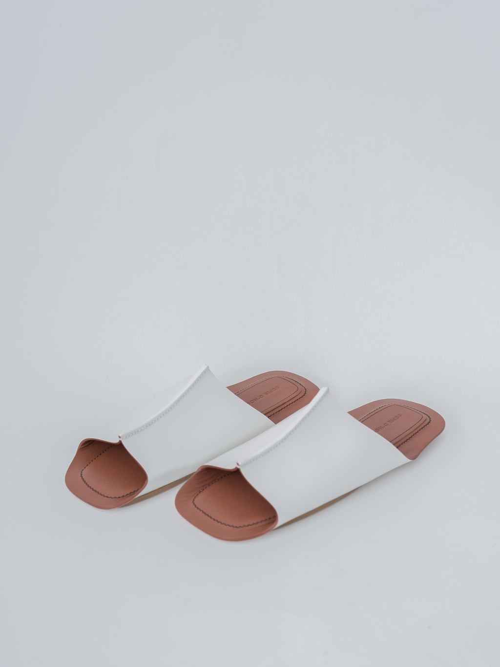 Namu Shop - Sofie D'Hoore Fuji Sandals - White/Tan Outsole
