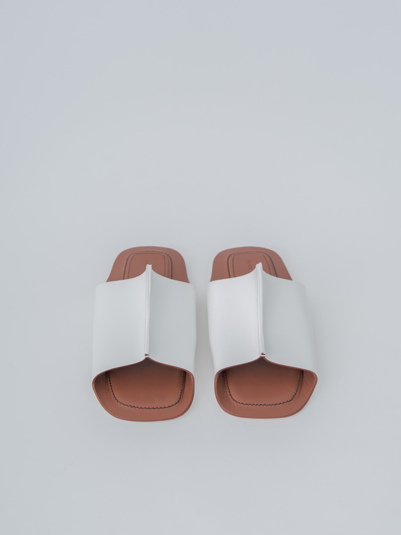Namu Shop - Sofie D'Hoore Fuji Sandals - White/Tan Outsole