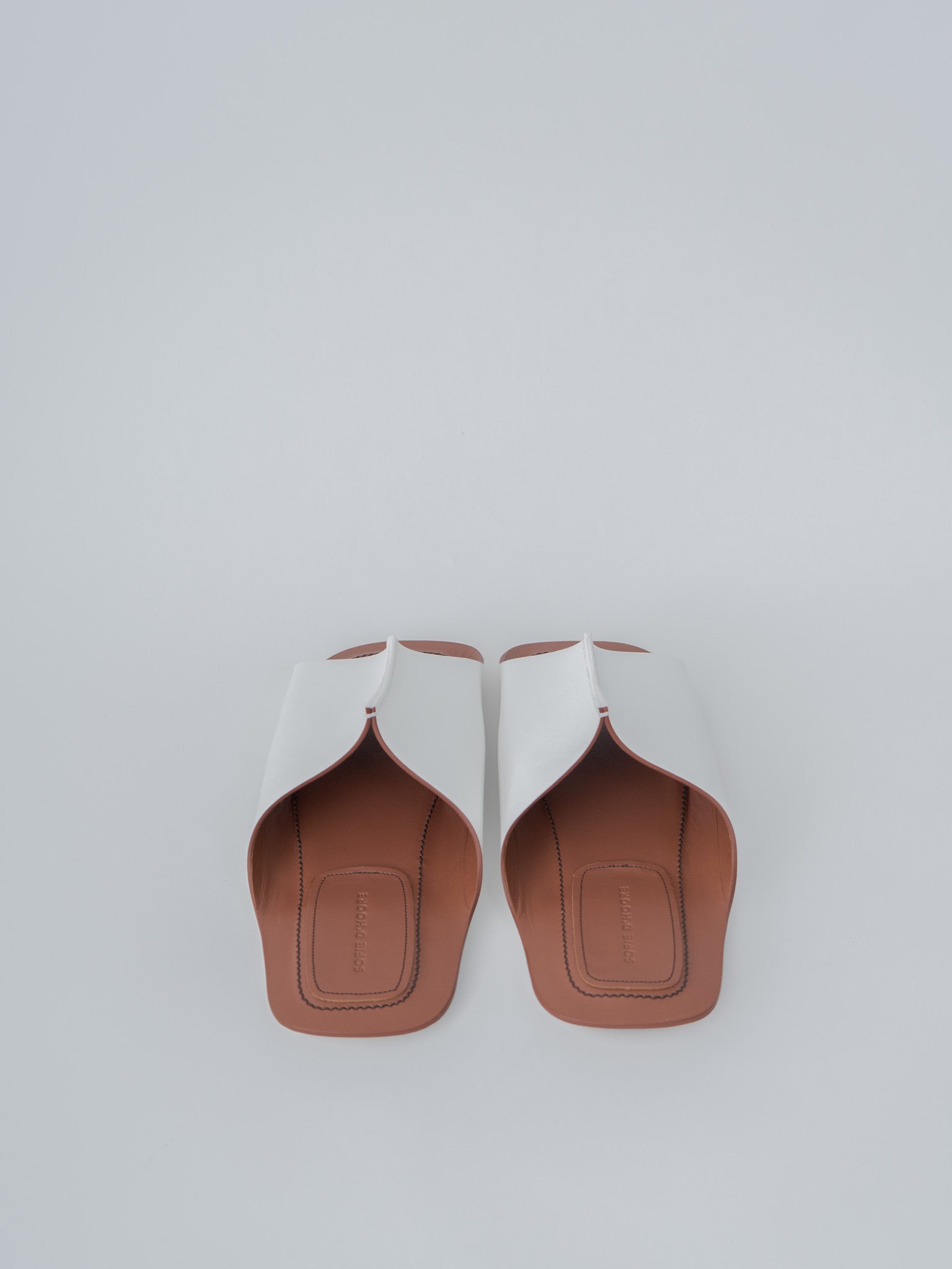 Namu Shop - Sofie D'Hoore Fuji Sandals - White/Tan Outsole