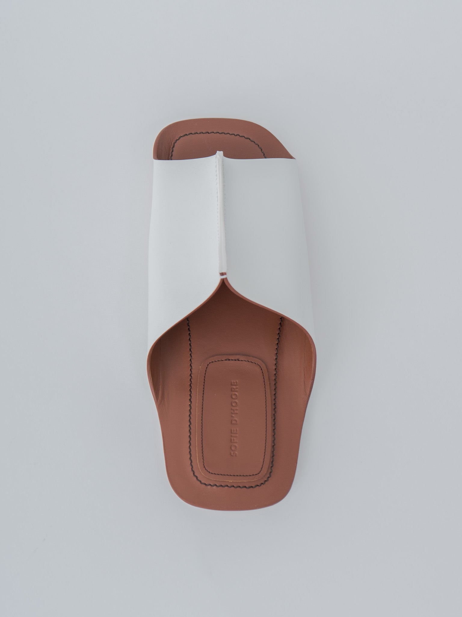 Namu Shop - Sofie D'Hoore Fuji Sandals - White/Tan Outsole