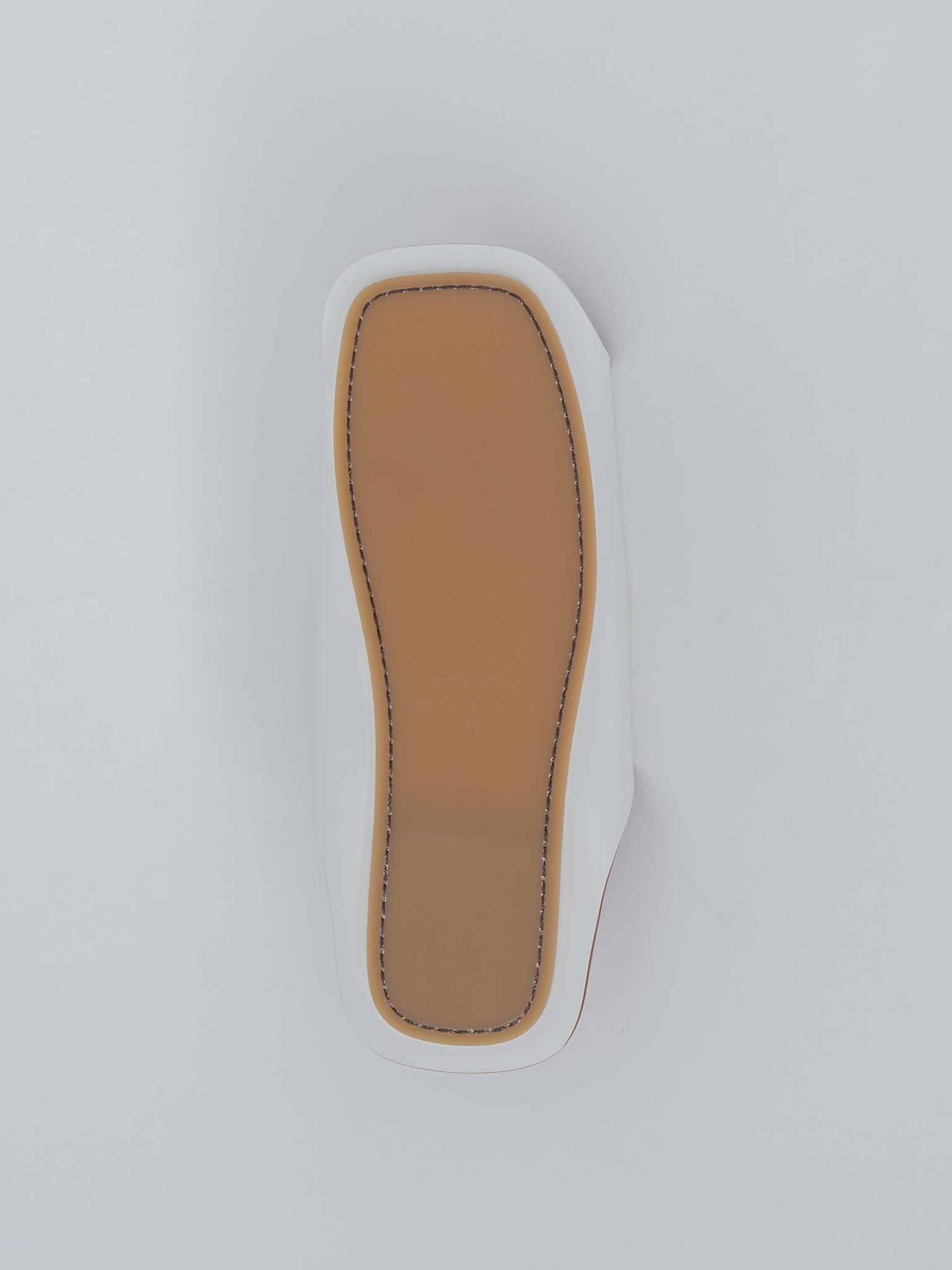 Namu Shop - Sofie D'Hoore Fuji Sandals - White/Tan Outsole
