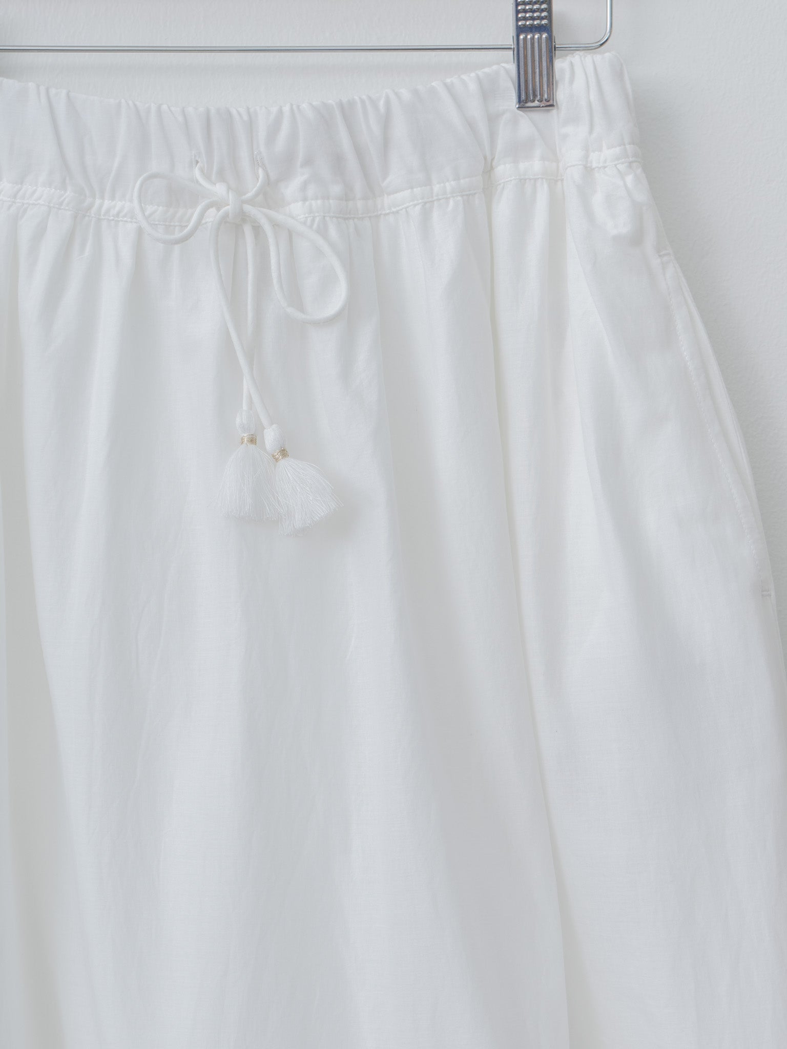 Namu Shop - Ichi Antiquites India Reverse Appliqué Skirt - White
