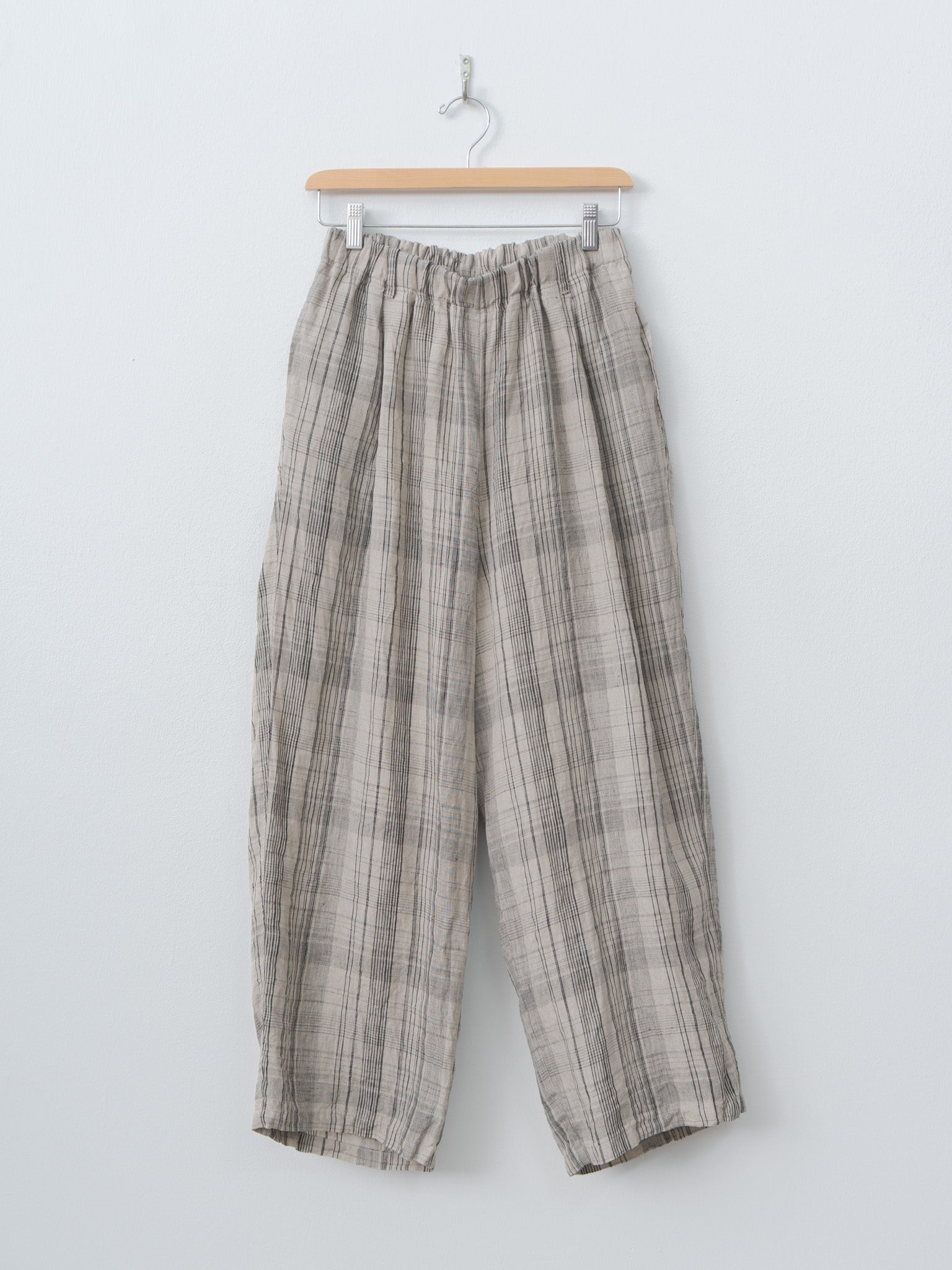 Namu Shop - Ichi Antiquites Check Pants - Natural