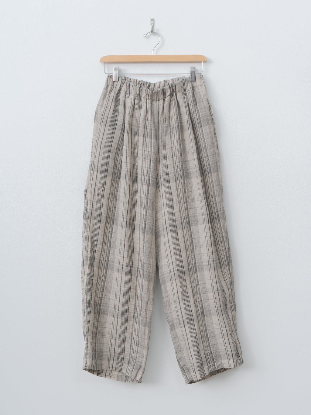 Namu Shop - Ichi Antiquites Check Pants - Natural
