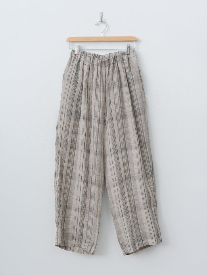 Namu Shop - Ichi Antiquites Check Pants - Natural