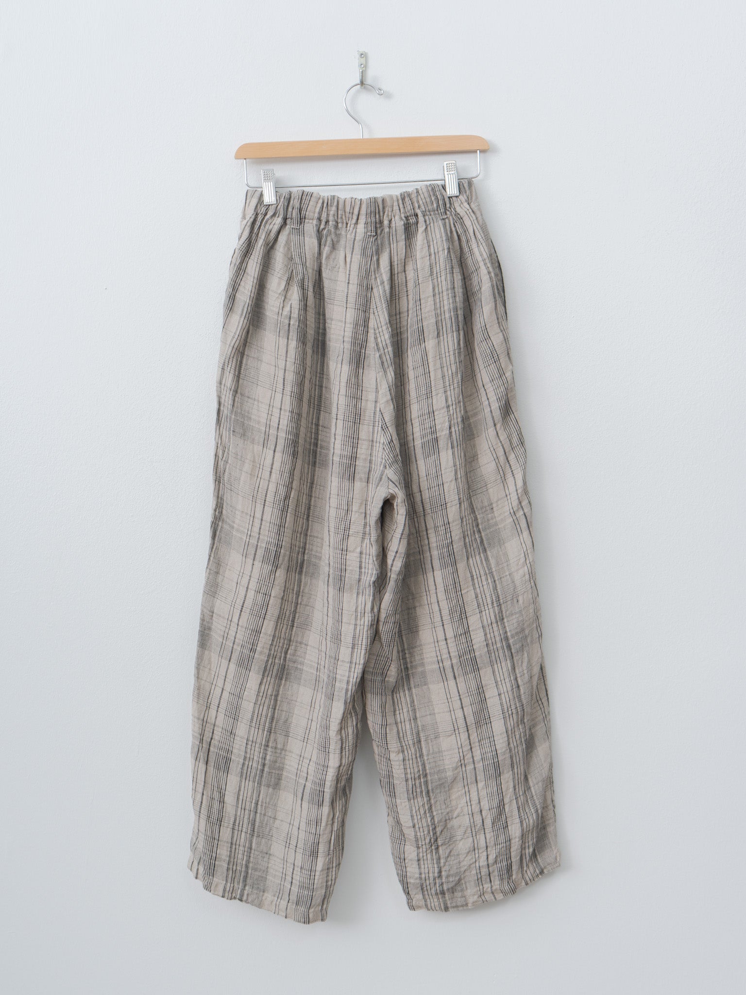 Namu Shop - Ichi Antiquites Check Pants - Natural