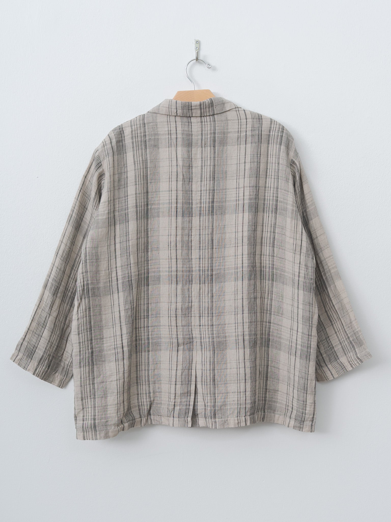 Namu Shop - Ichi Antiquites Check Jacket - Natural
