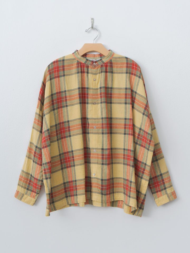 Namu Shop - Ichi Antiquites Tartan Shirt - Butter Yellow