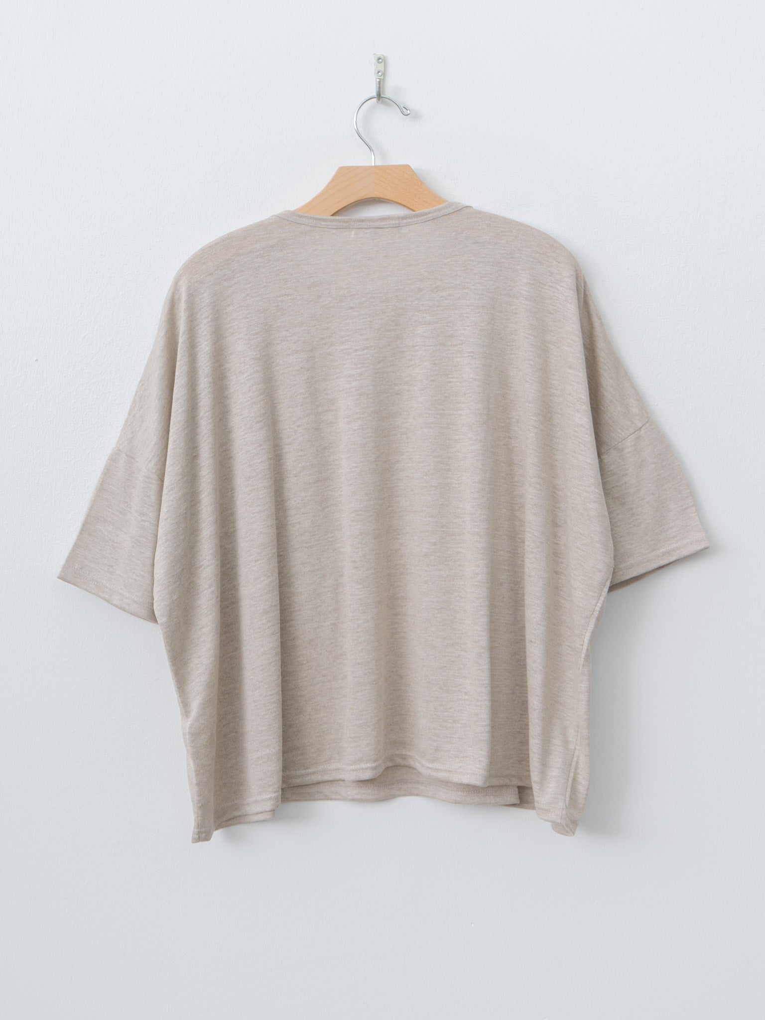 Namu Shop - Ichi Antiquites Short Sleeve Pullover - Natural
