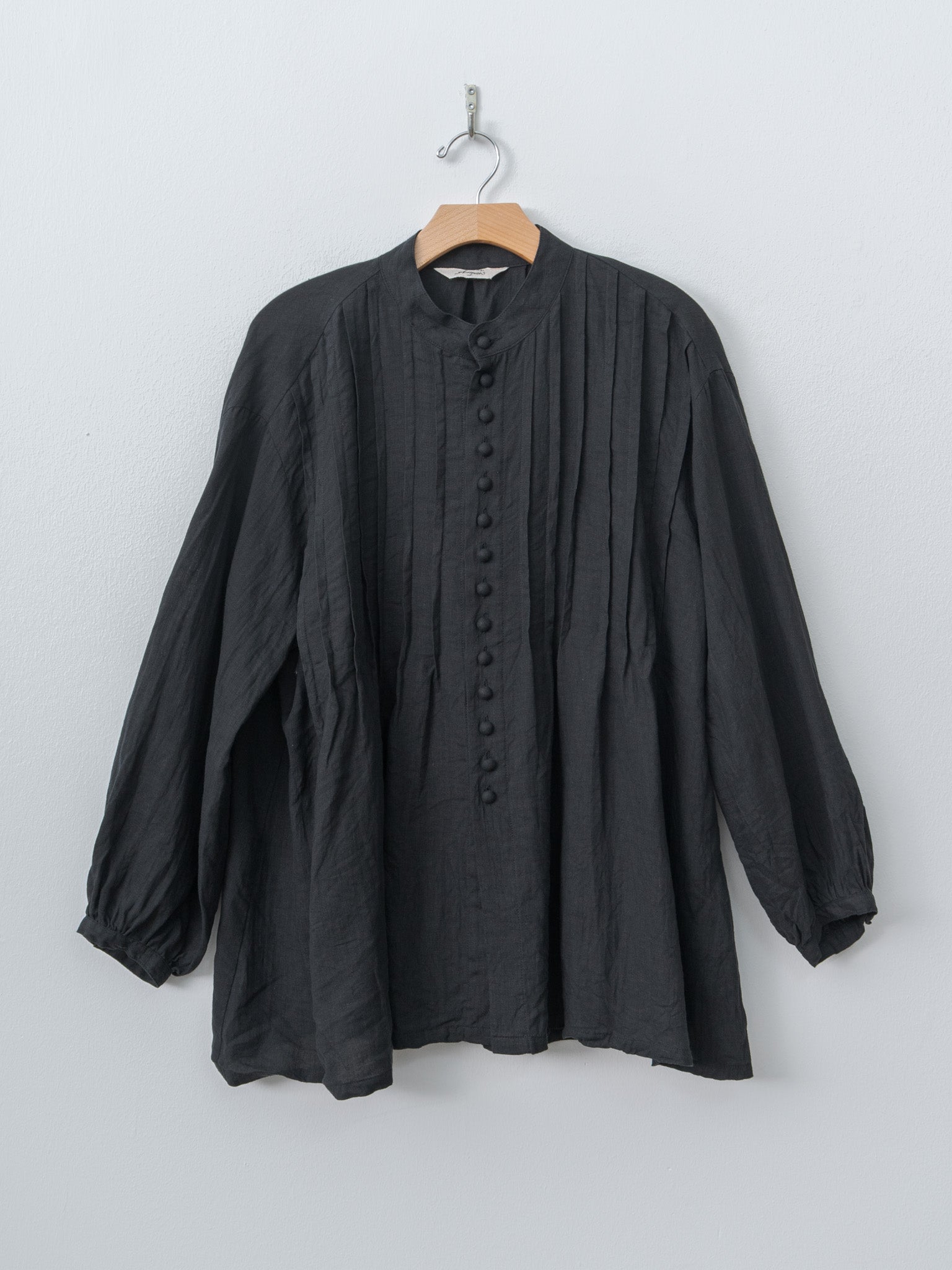 Namu Shop - Ichi Antiquites French Linen Shirt - Black