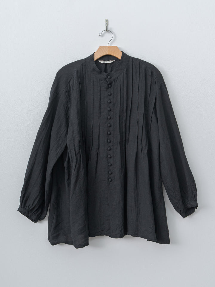 Namu Shop - Ichi Antiquites French Linen Shirt - Black