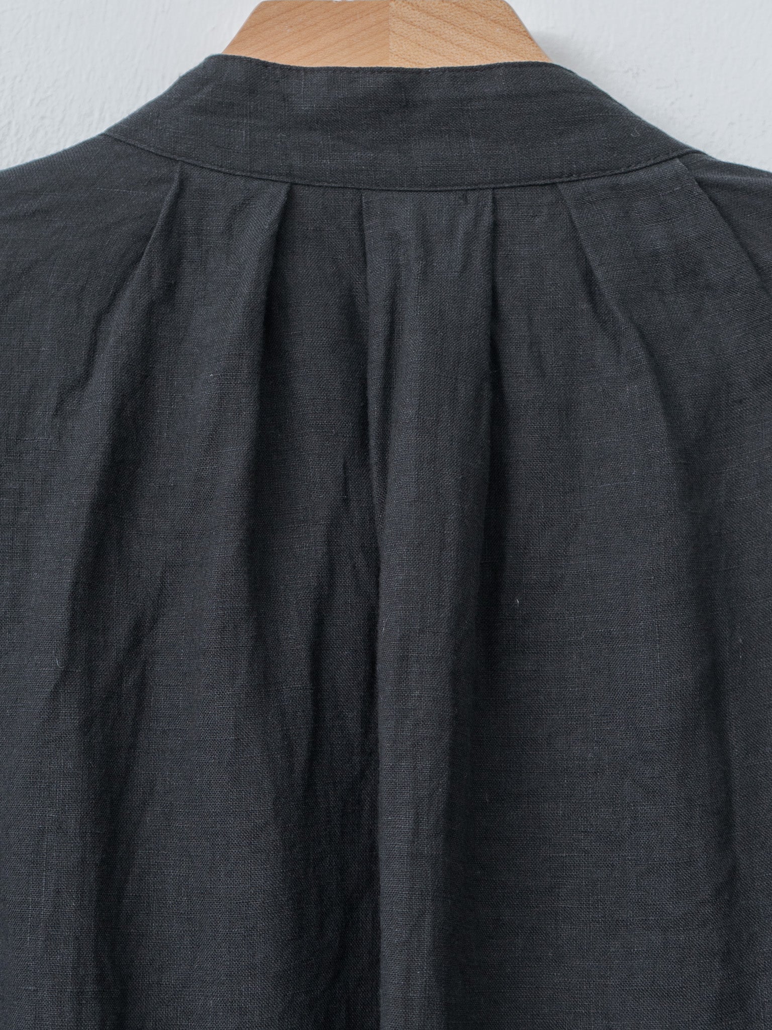 Namu Shop - Ichi Antiquites French Linen Shirt - Black