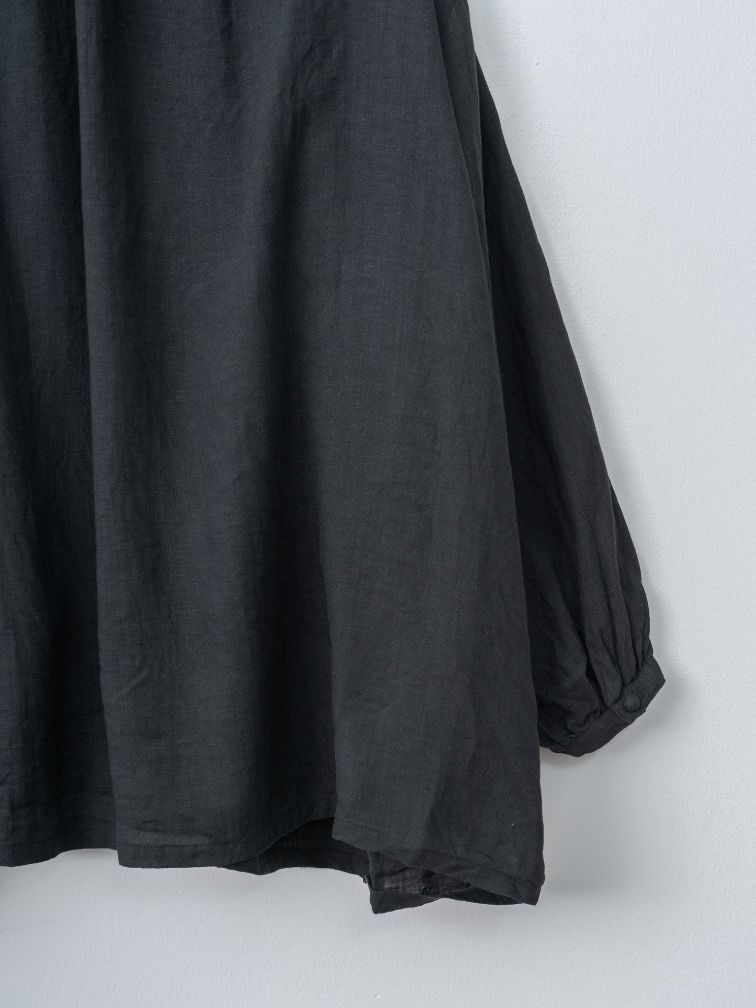 Namu Shop - Ichi Antiquites French Linen Shirt - Black