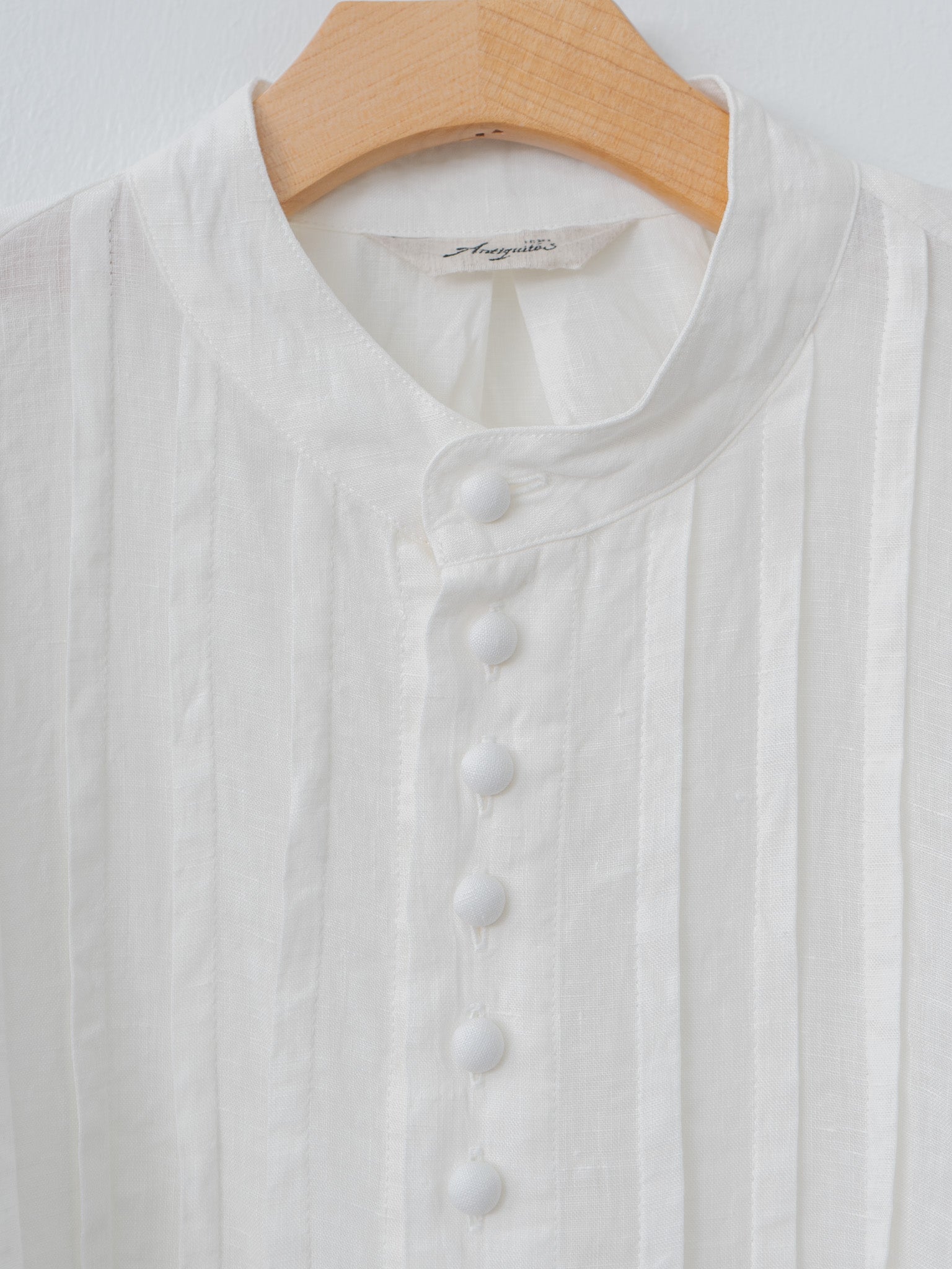 Namu Shop - Ichi Antiquites French Linen Shirt - White