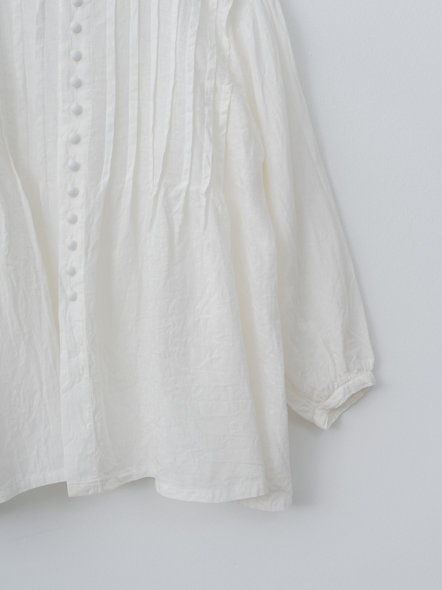 Namu Shop - Ichi Antiquites French Linen Shirt - White
