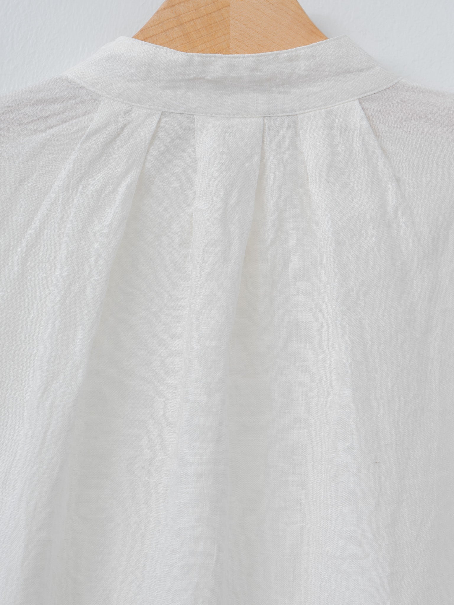 Namu Shop - Ichi Antiquites French Linen Shirt - White