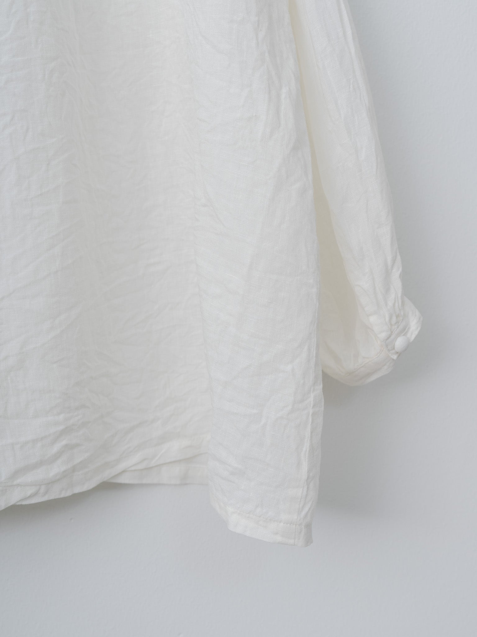 Namu Shop - Ichi Antiquites French Linen Shirt - White