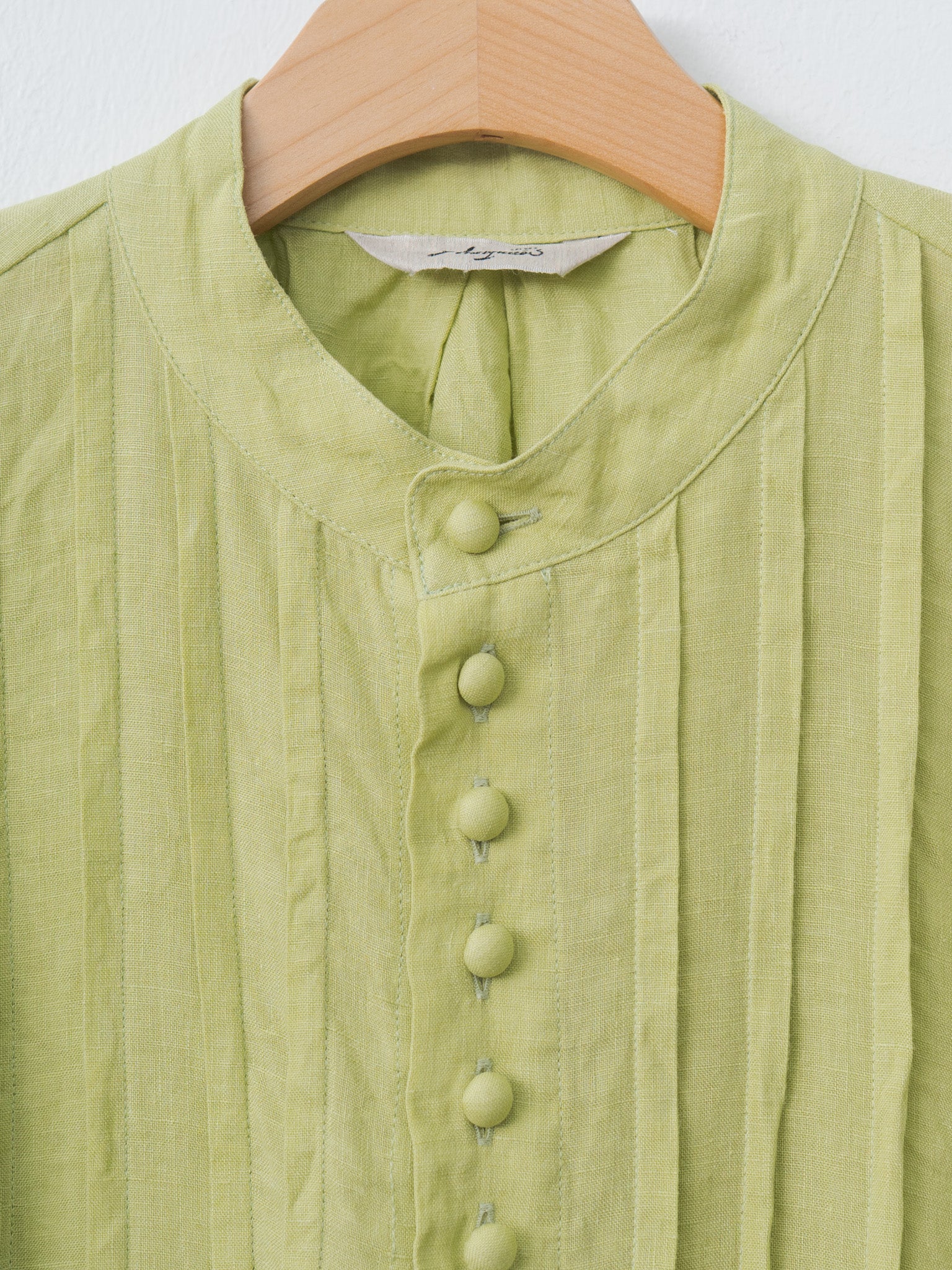 Namu Shop - Ichi Antiquites French Linen Shirt - Pistachio