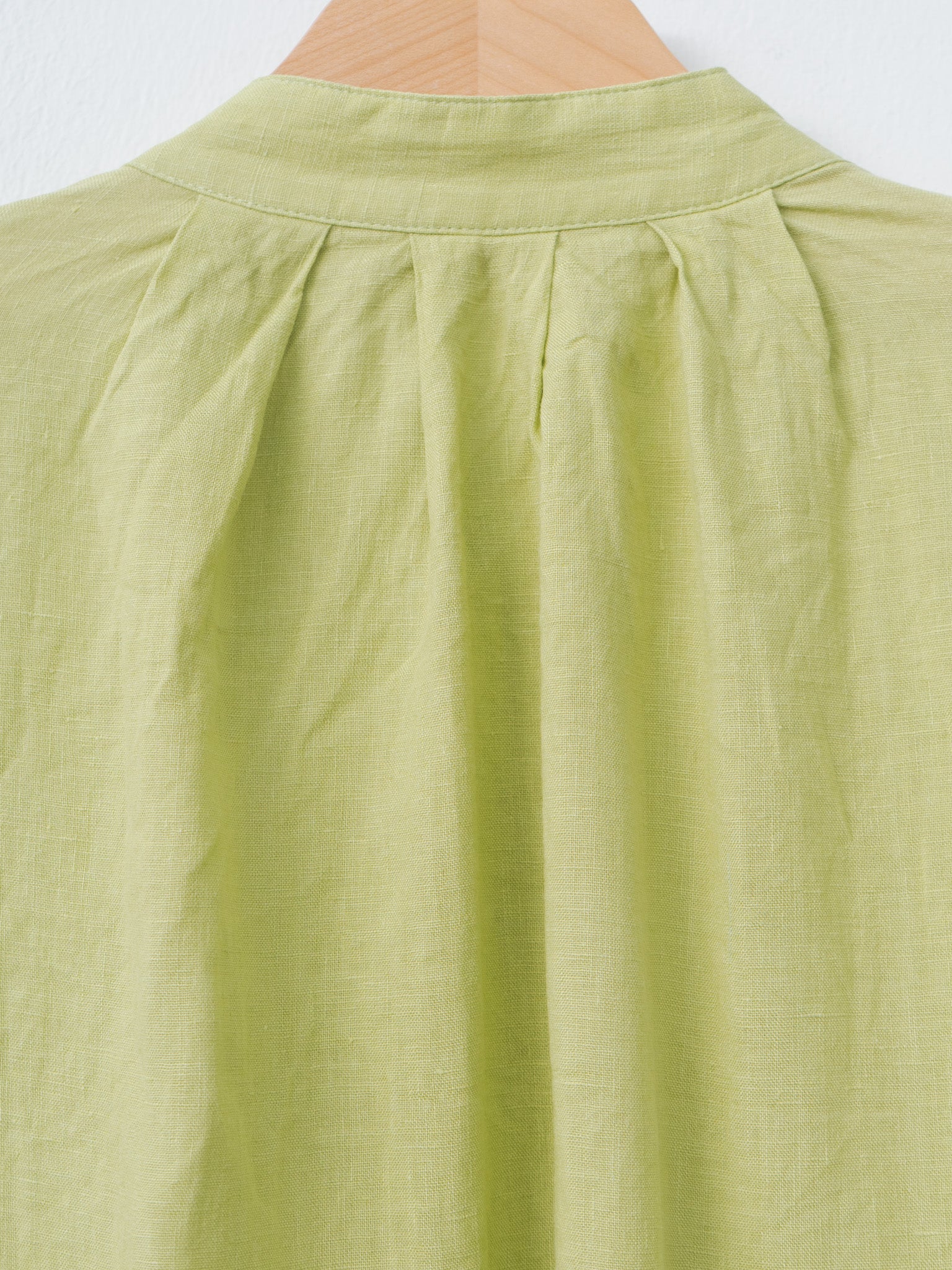 Namu Shop - Ichi Antiquites French Linen Shirt - Pistachio