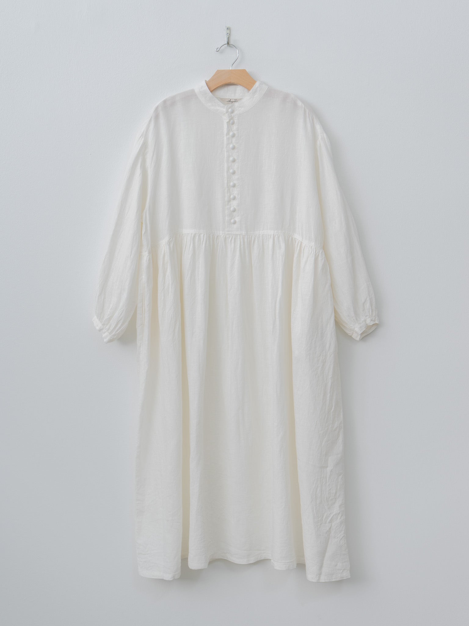 Namu Shop - Ichi Antiquites French Linen Dress - White