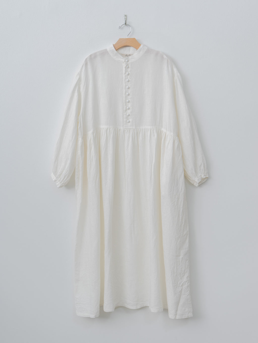 Namu Shop - Ichi Antiquites French Linen Dress - White