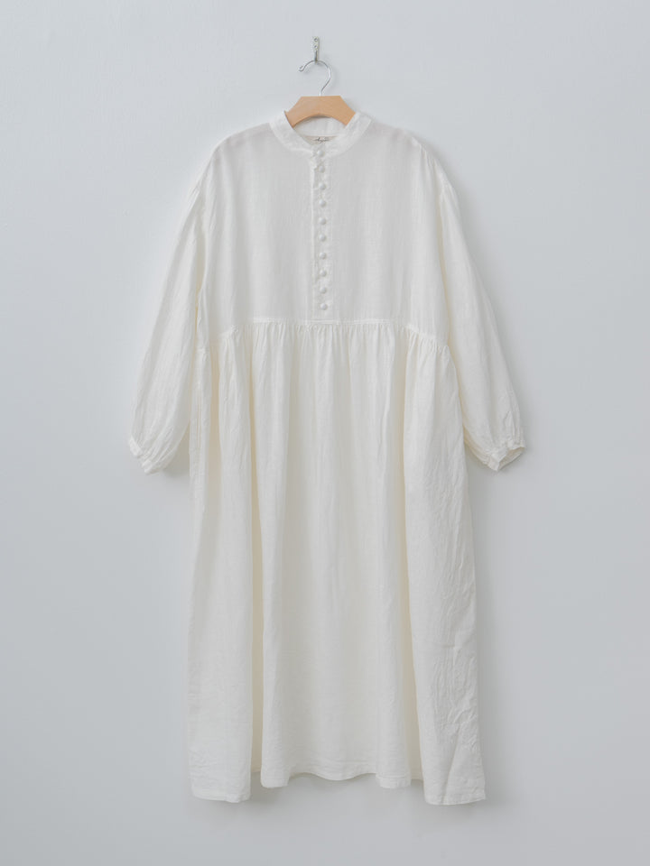 Namu Shop - Ichi Antiquites French Linen Dress - White