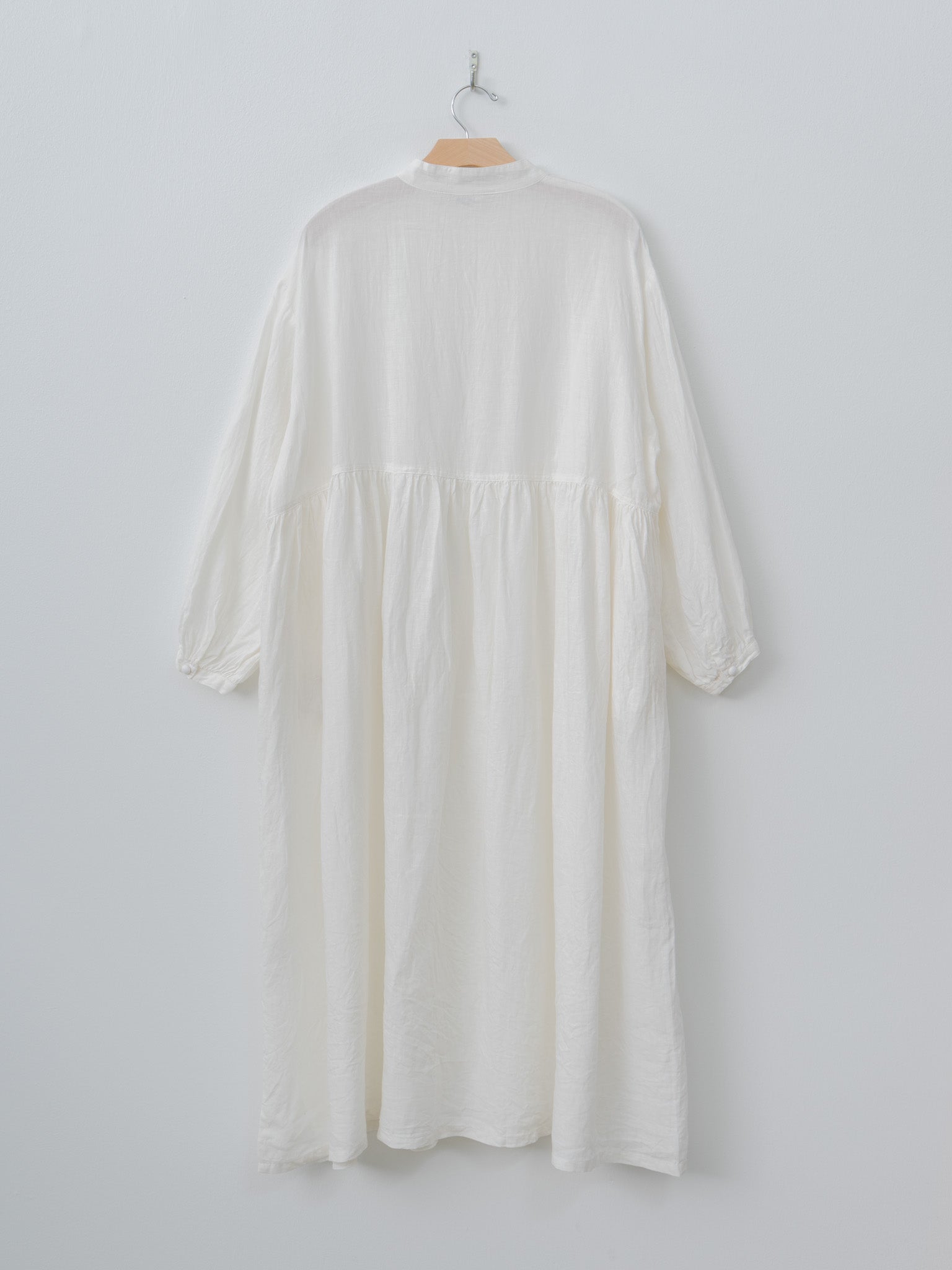Namu Shop - Ichi Antiquites French Linen Dress - White