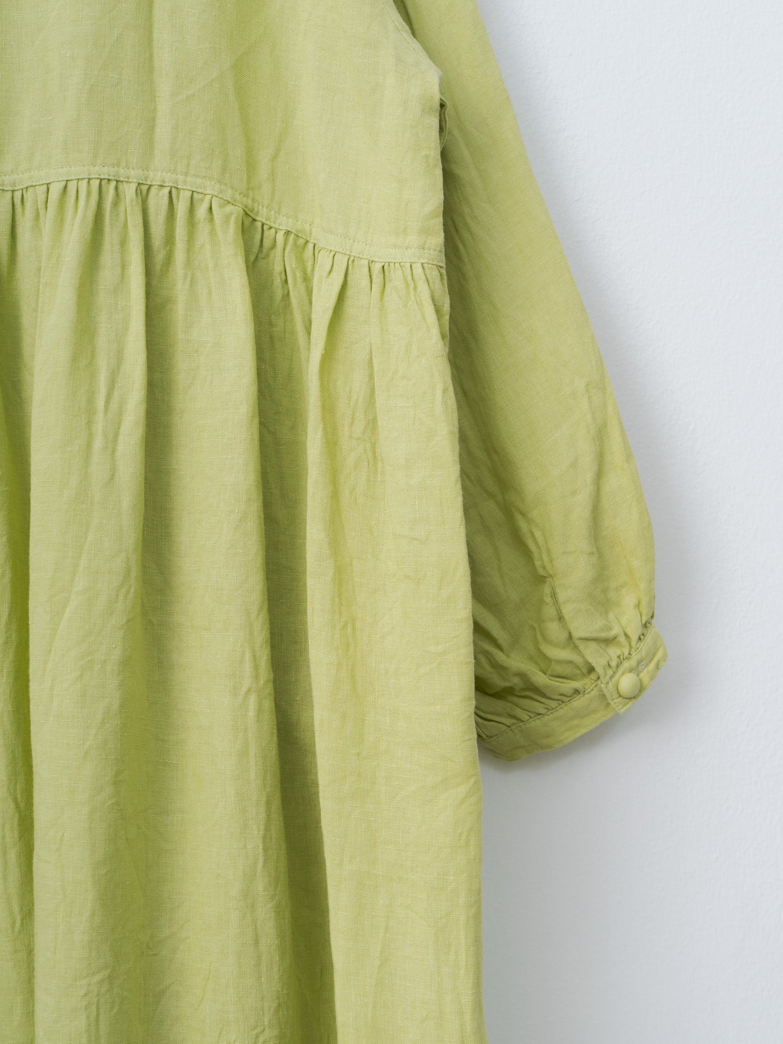 Namu Shop - Ichi Antiquites French Linen Dress - Pistachio