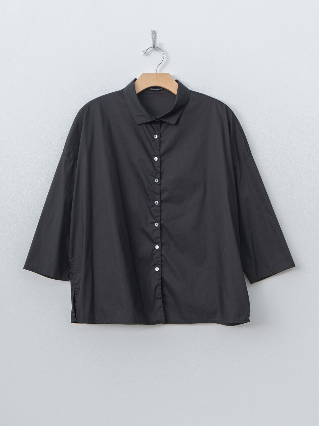 Namu Shop - Album di Famiglia Short Collar Shirt TSL - Black