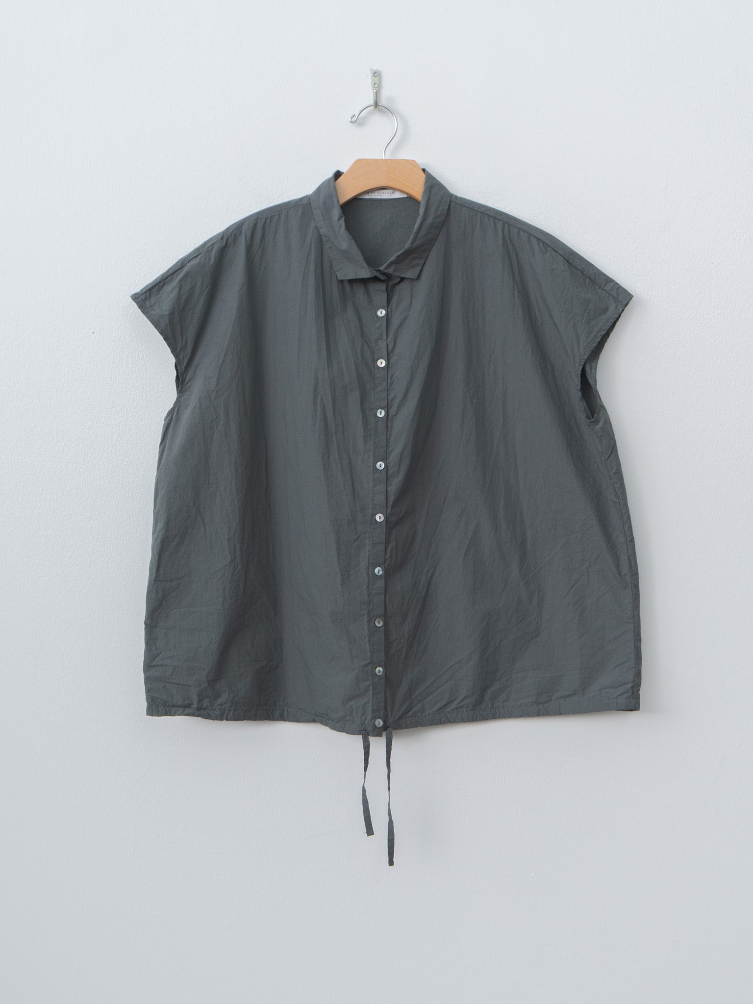 Namu Shop - Album di Famiglia Short Sleeveless Shirt TC - Thyme