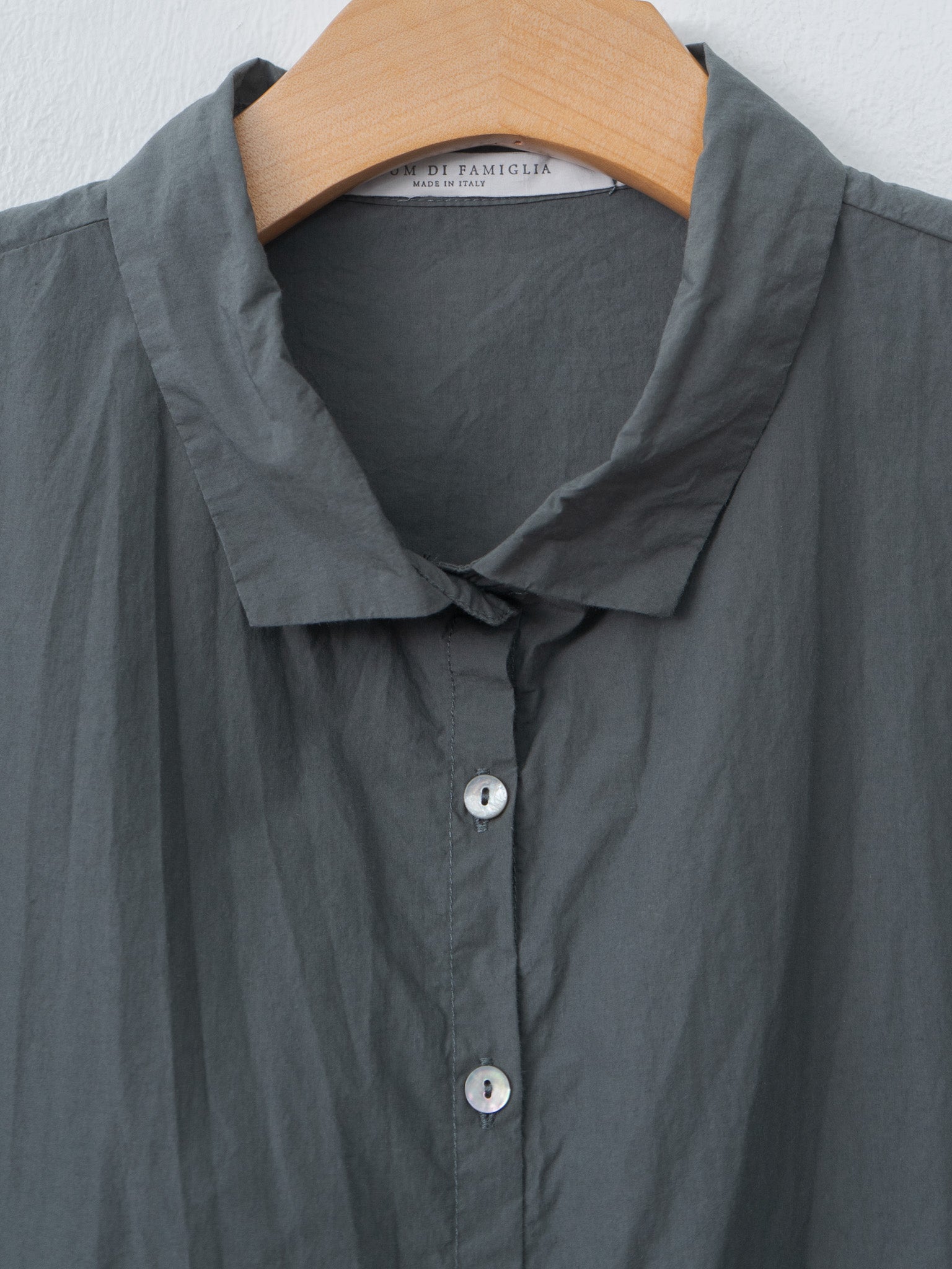 Namu Shop - Album di Famiglia Short Sleeveless Shirt TC - Thyme