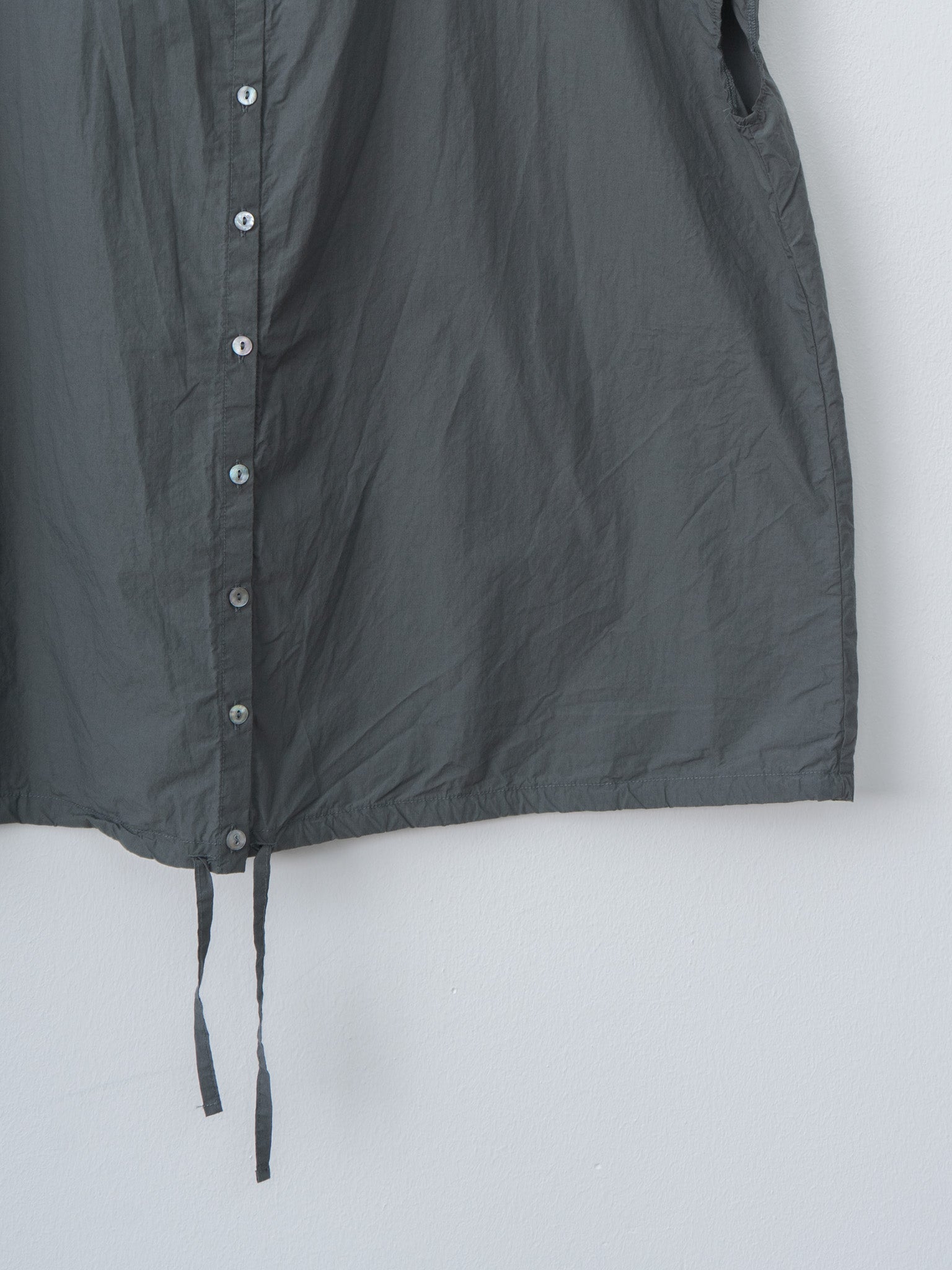Namu Shop - Album di Famiglia Short Sleeveless Shirt TC - Thyme