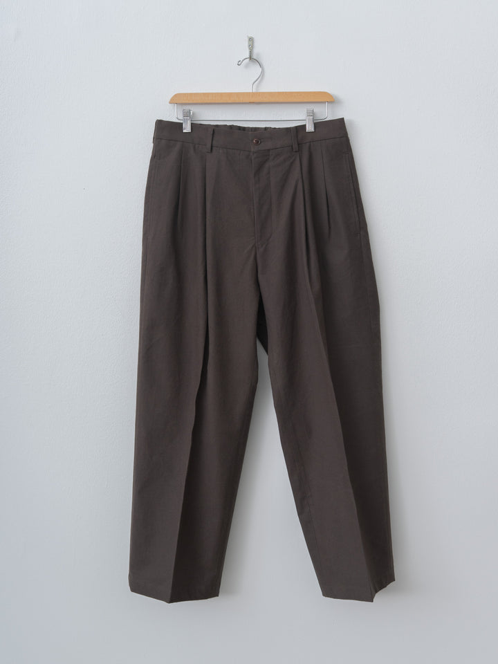Namu Shop - Yoko Sakamoto Double Pleated Trousers - Brown