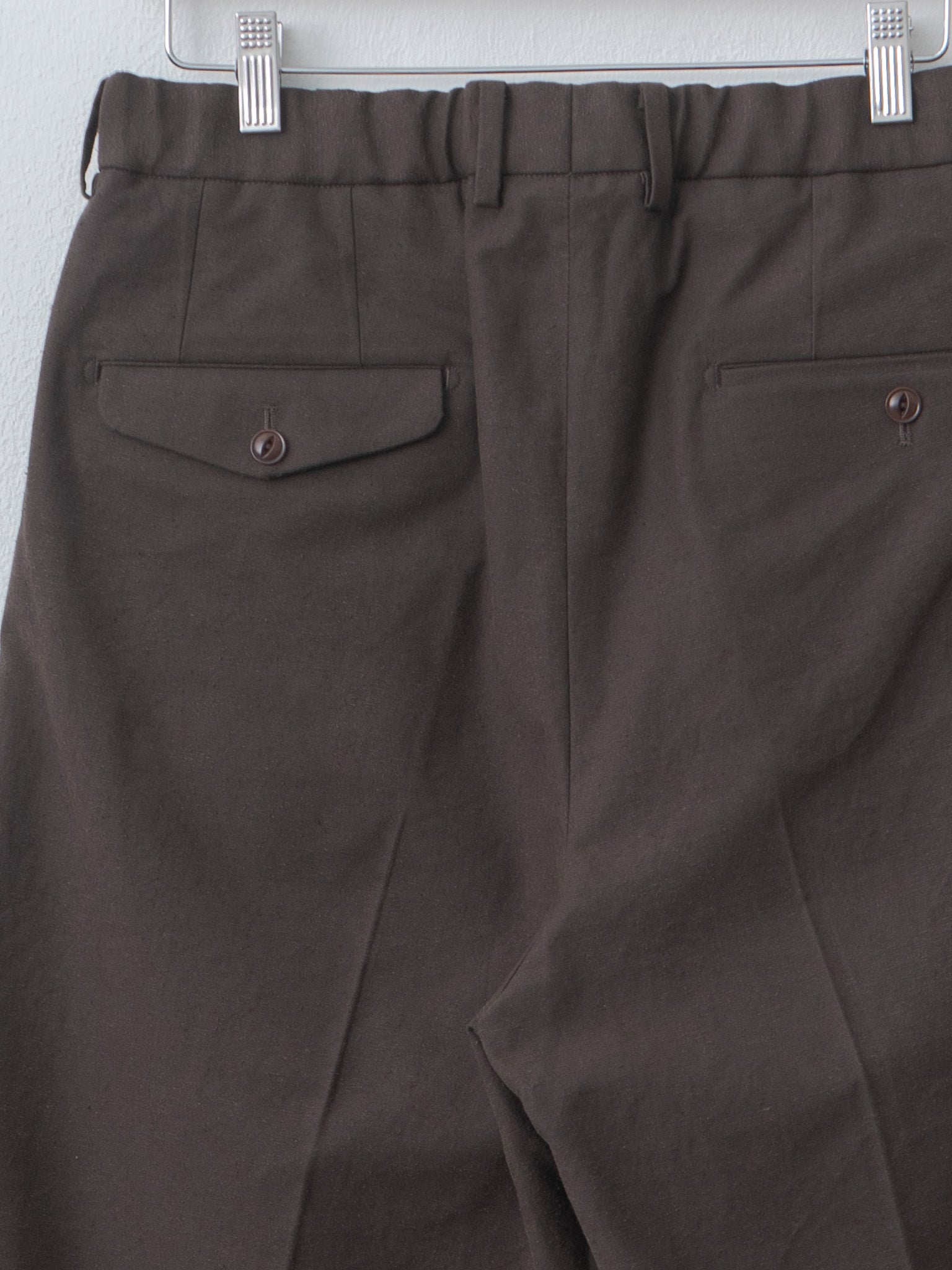 Namu Shop - Yoko Sakamoto Double Pleated Trousers - Brown