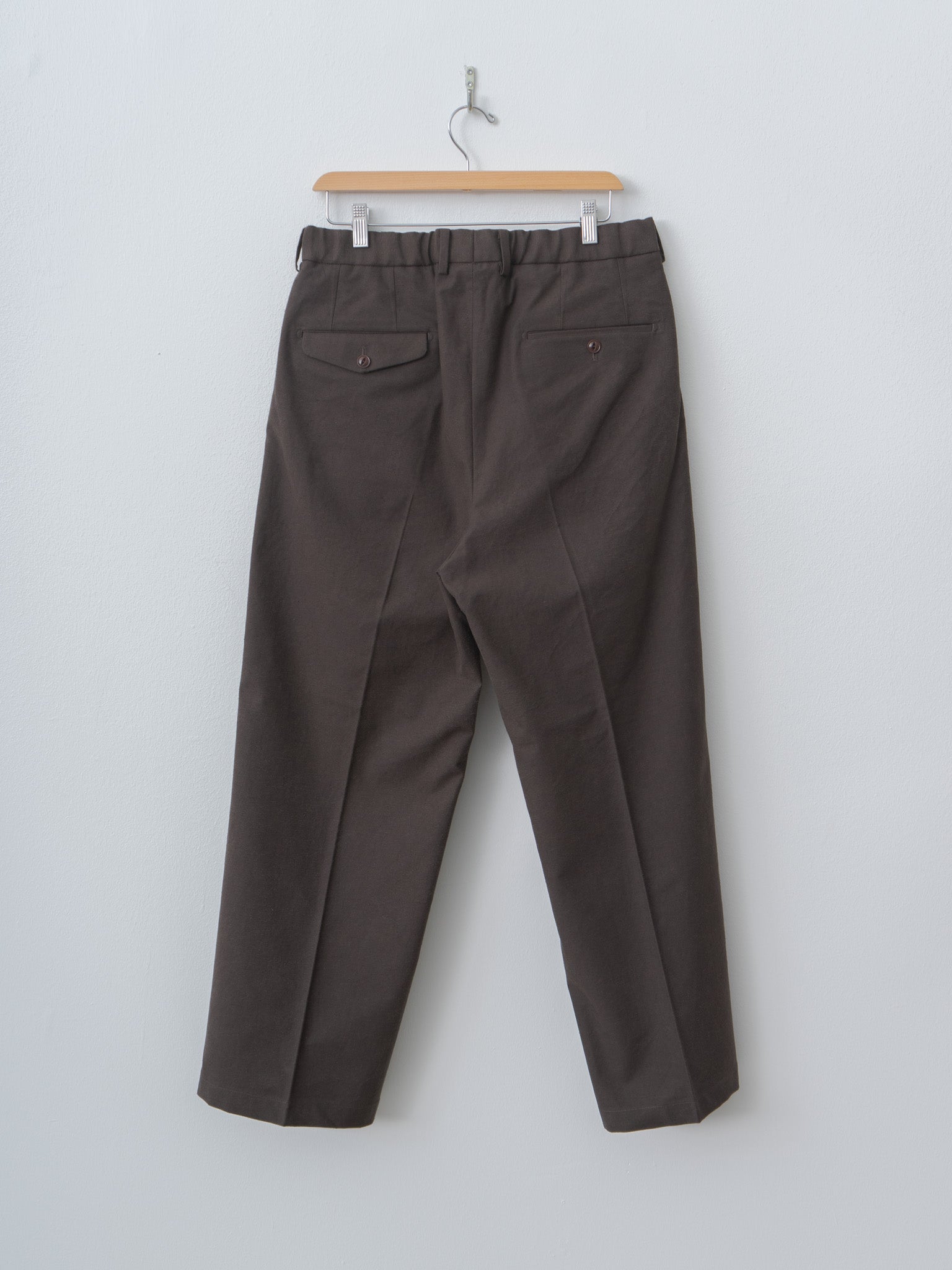Namu Shop - Yoko Sakamoto Double Pleated Trousers - Brown