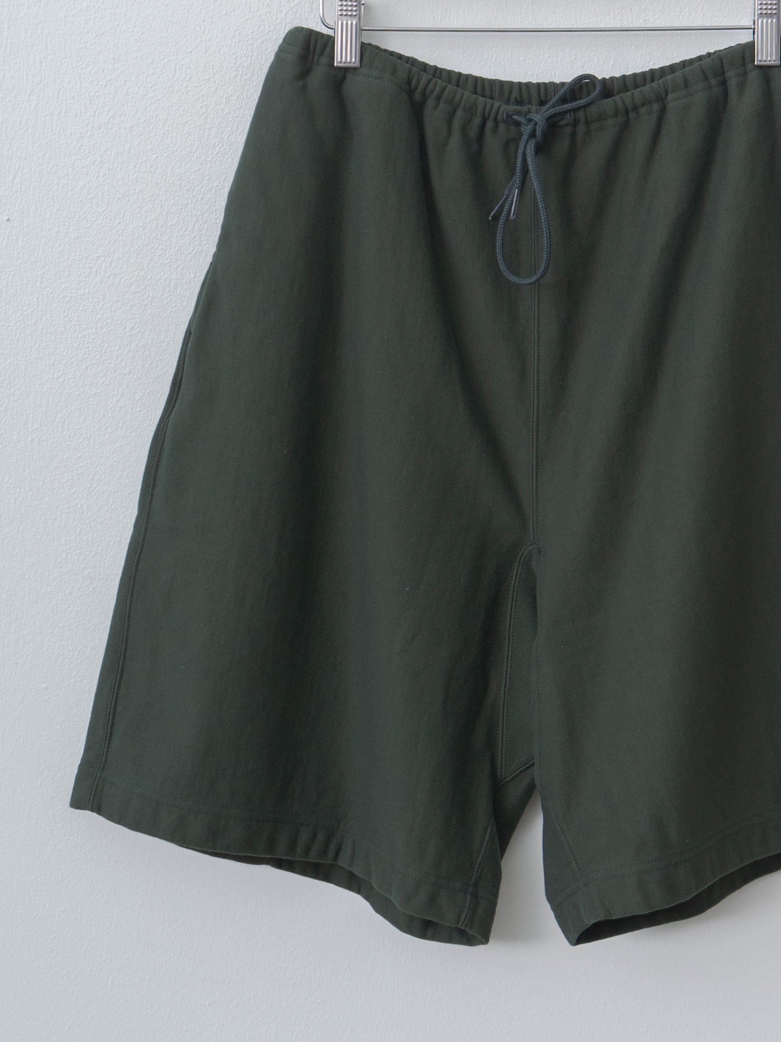 Namu Shop - Blurhms Thin Sweat Shorts - Dark Green
