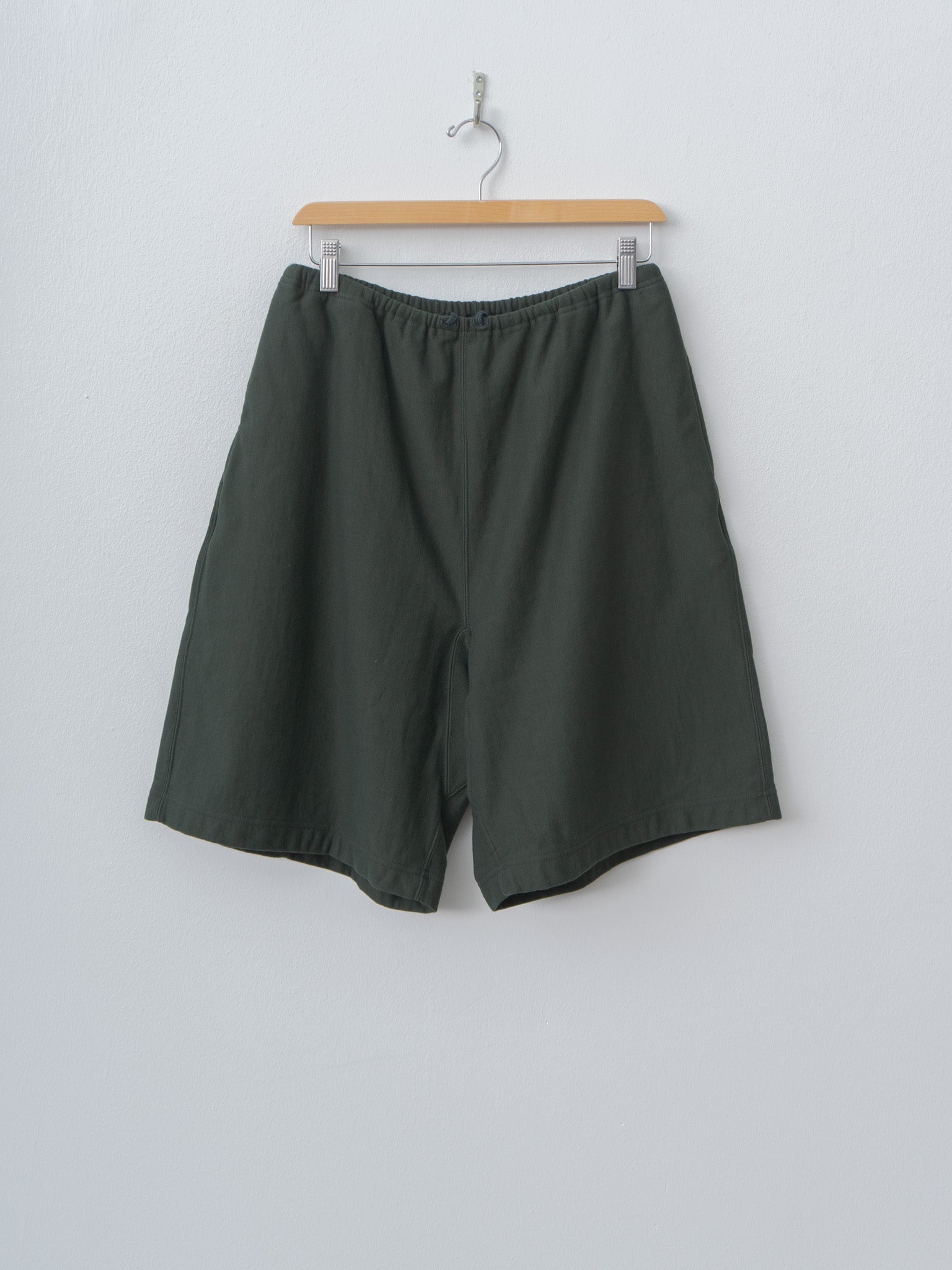 Namu Shop - Blurhms Thin Sweat Shorts - Dark Green