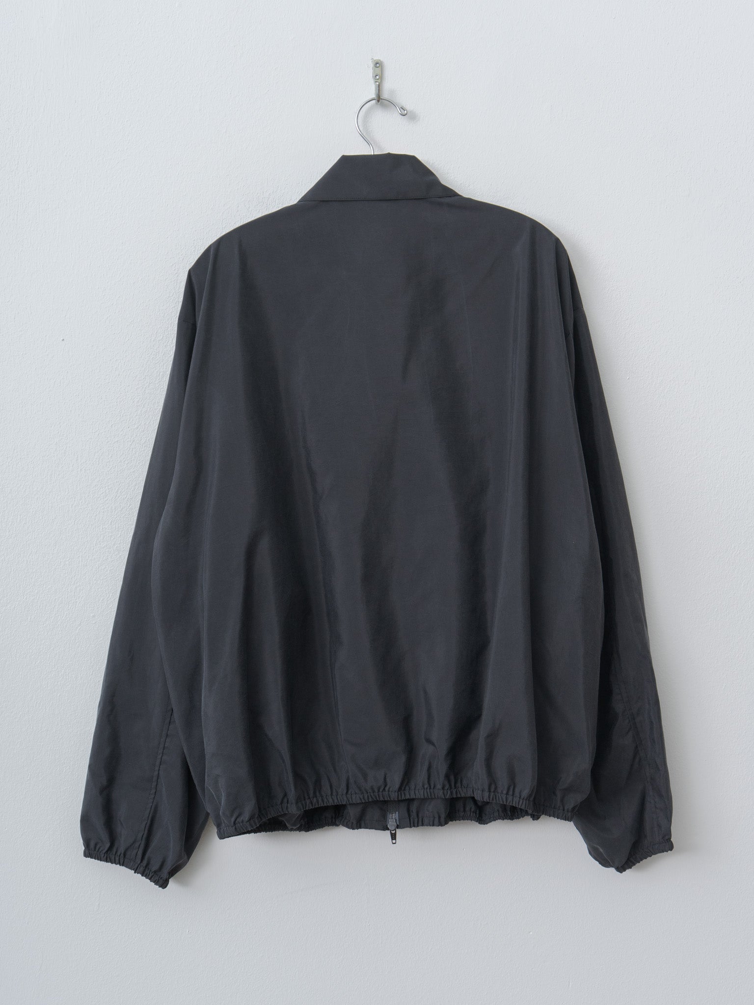 Namu Shop - ssstein Silk Nylon Collared Zip Jacket - Black
