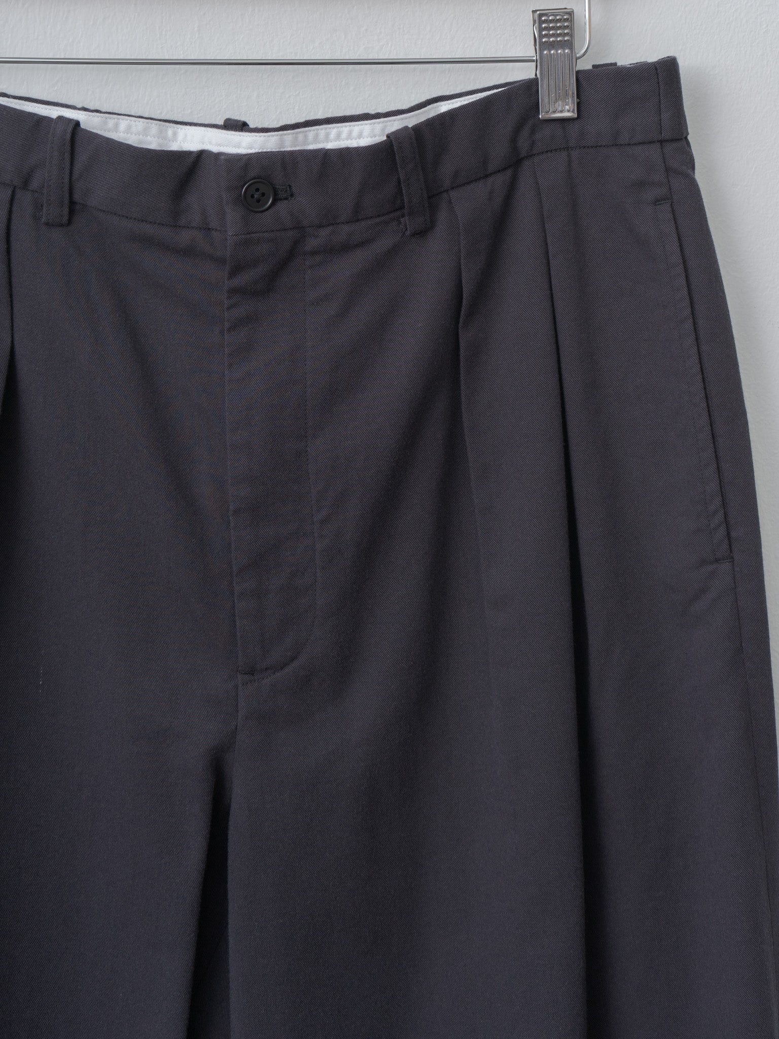 Namu Shop - Y Organic Cotton Tencel Chino Trousers - Navy