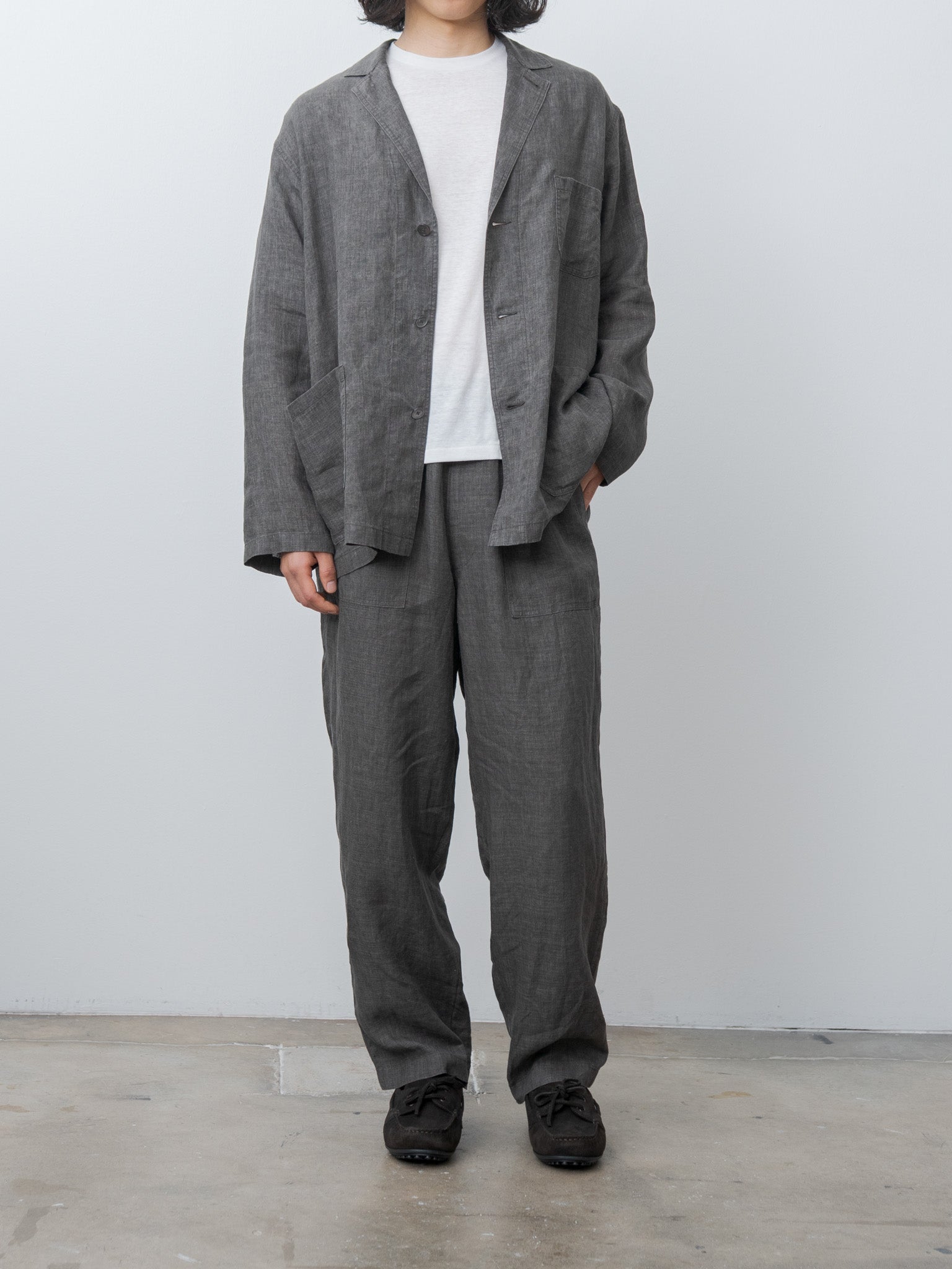 Namu Shop - Yleve T/C Slub Yarn Jersey Pocket T - White